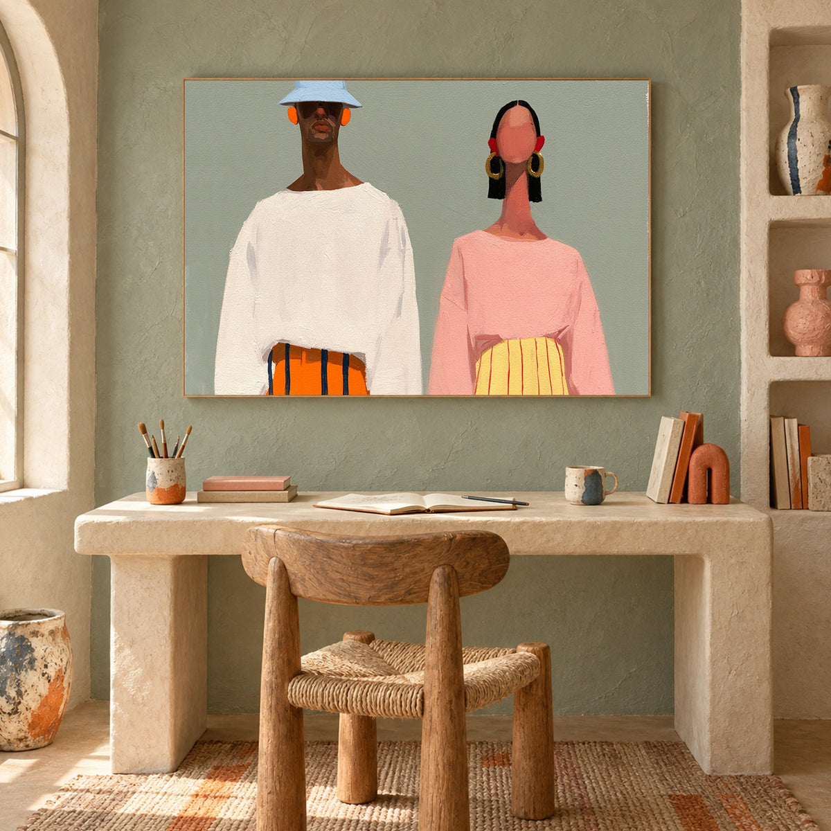 Abstract Portrait Wall Art #PT102