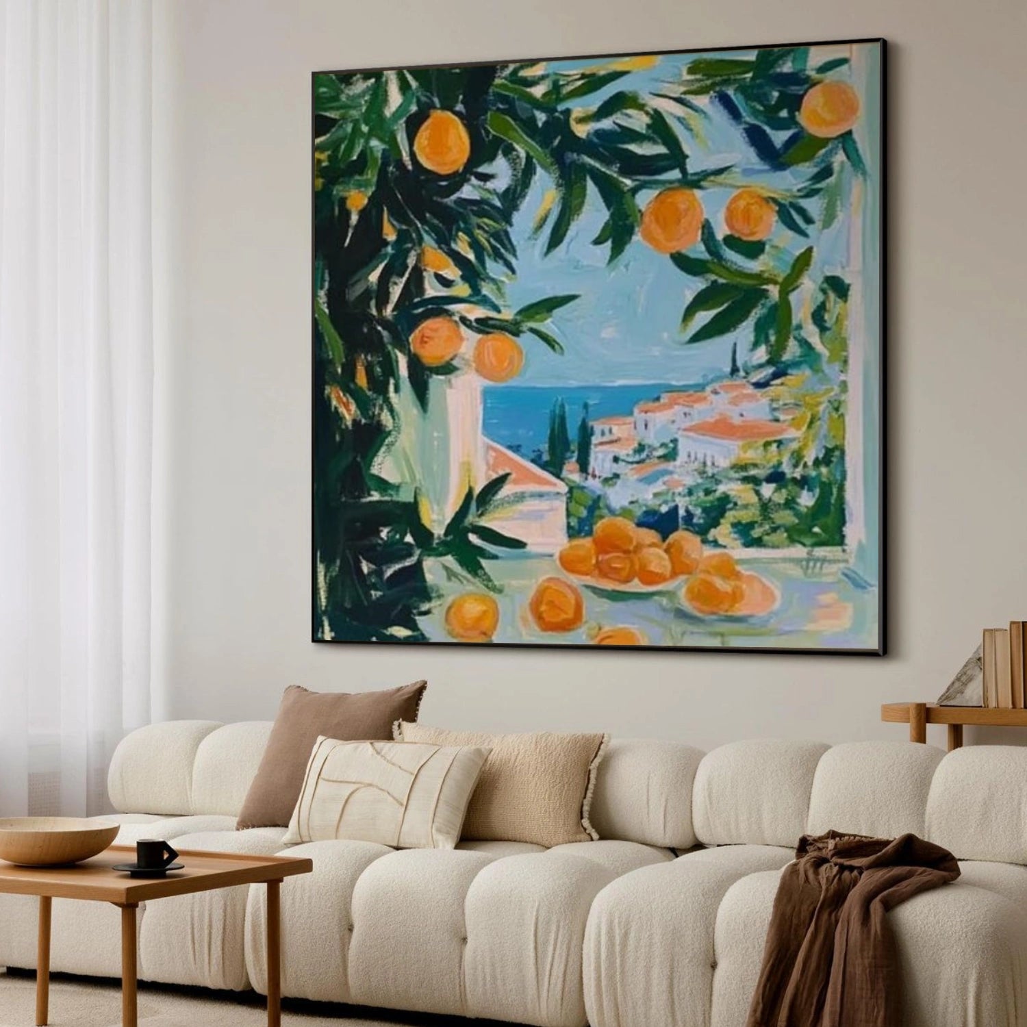 Flower & Tree Abstract Canvas Art # FT 338