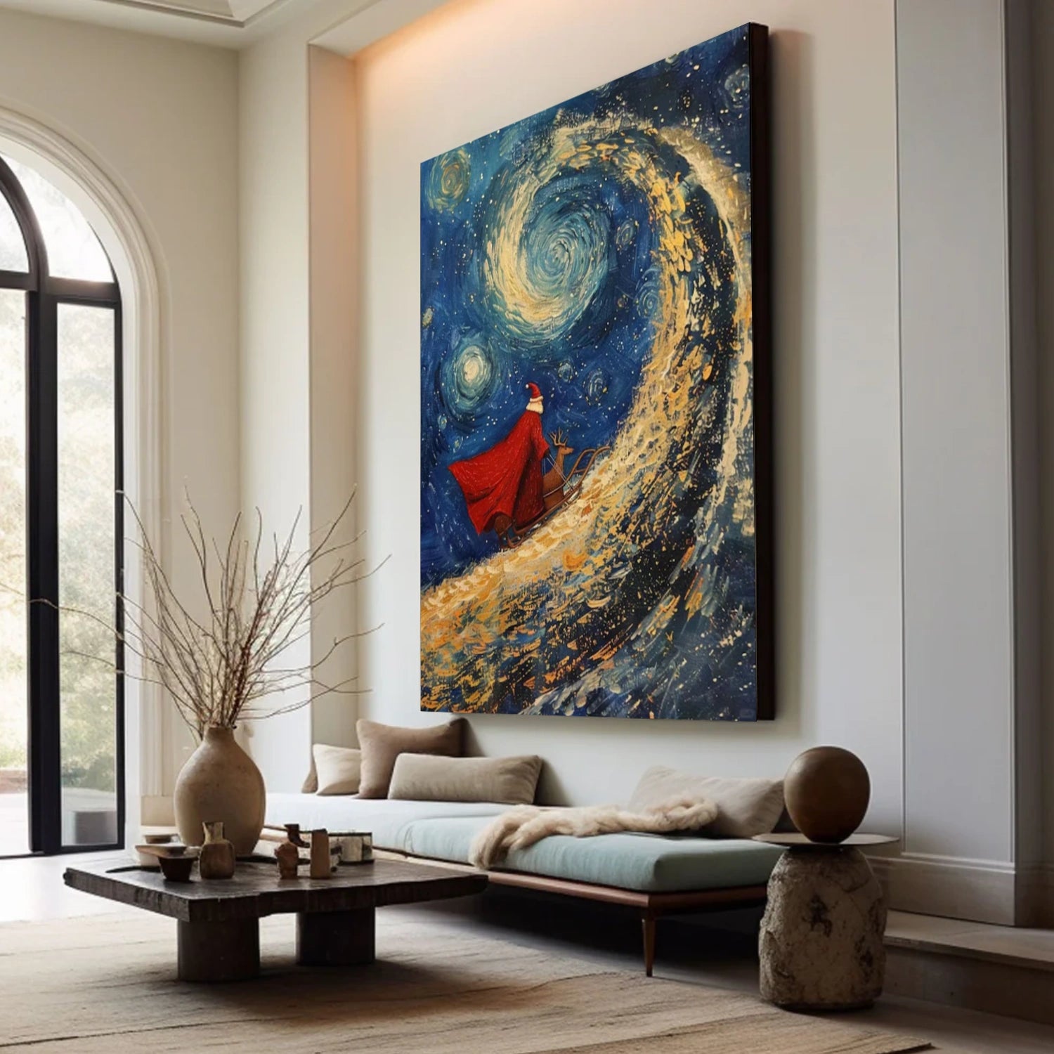 Colorful Abstract Portrait Texture Wall Art #PT023