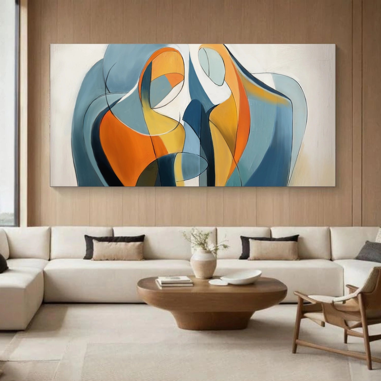 Contemporary Abstract Minimalist Wall Art #CW038