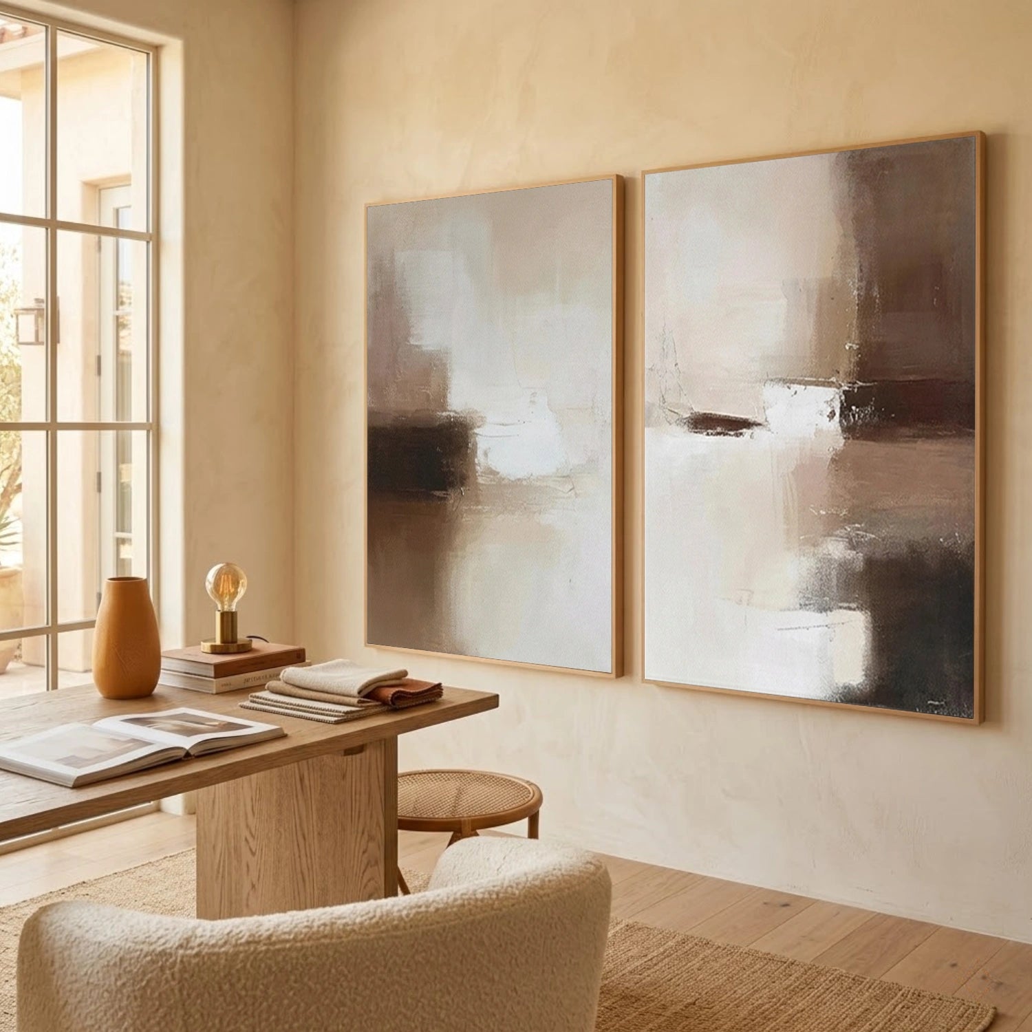 Abstract Wall Art Set of 2 # AB704