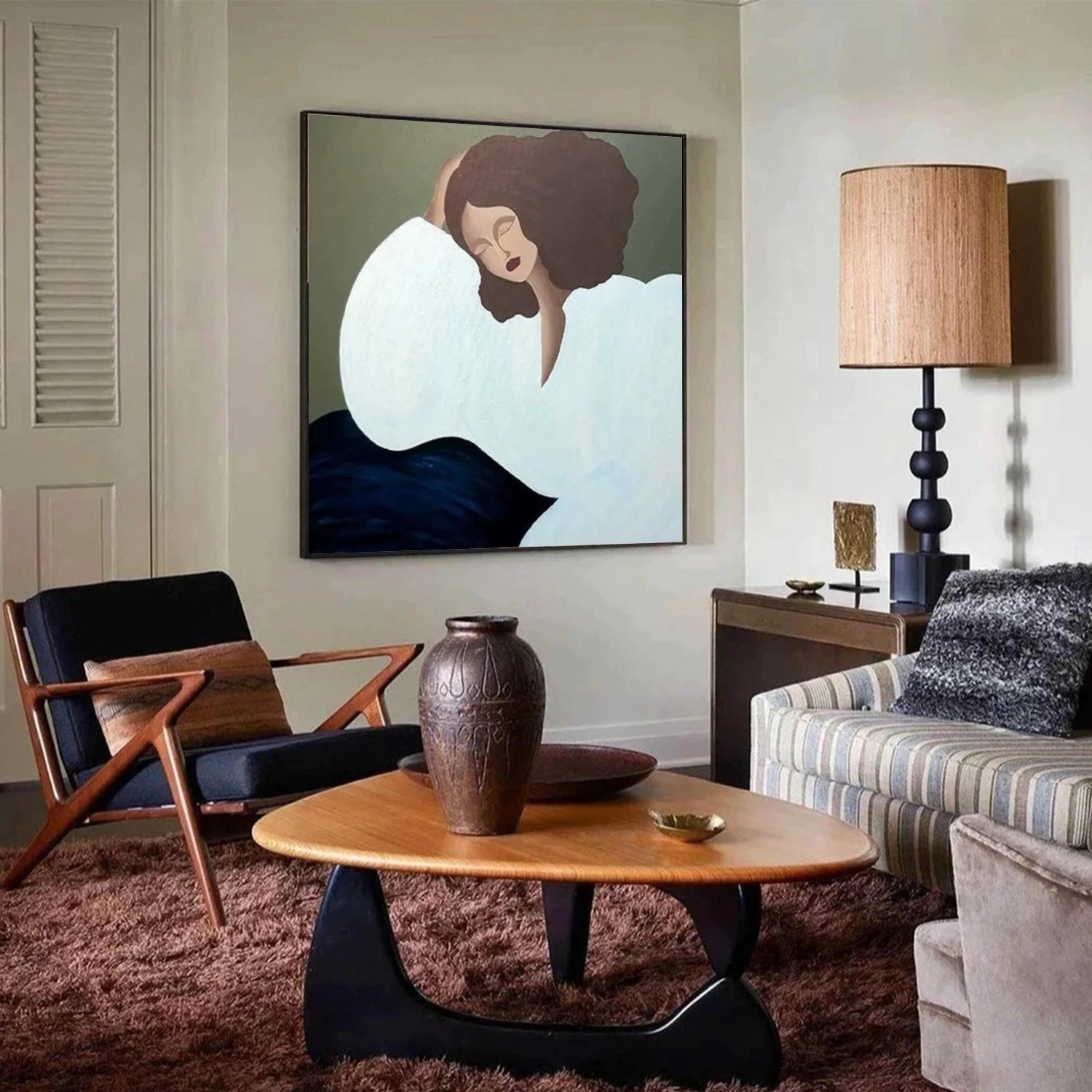 Abstract Portrait Wall Art #PT014