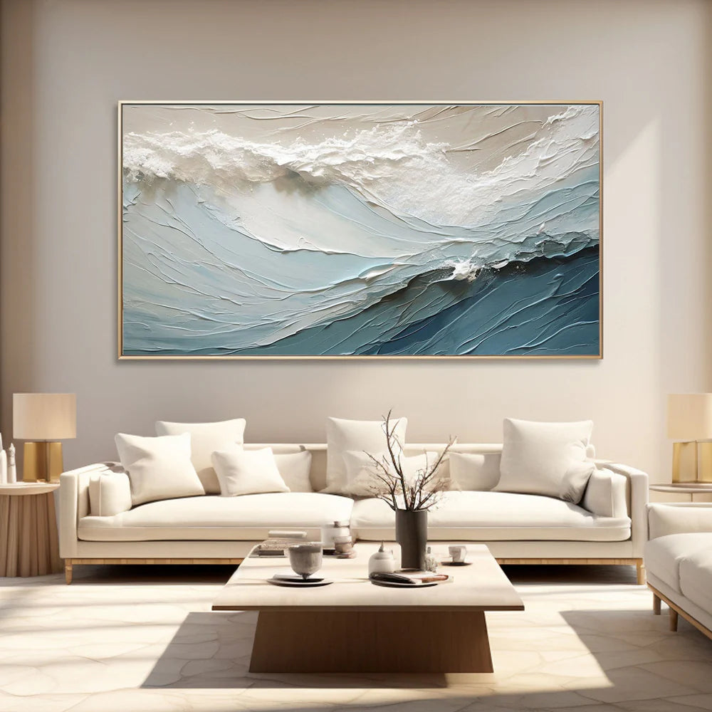 Frameless (Stretched Only) For Ocean And Sky Painting #OS 059