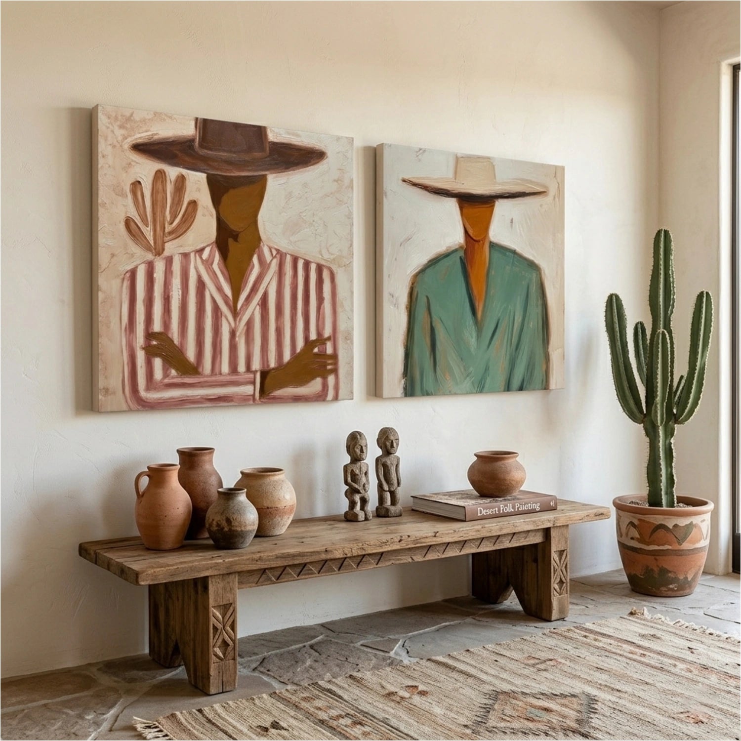 Americana Wall Art Square Set of 2 #VE009
