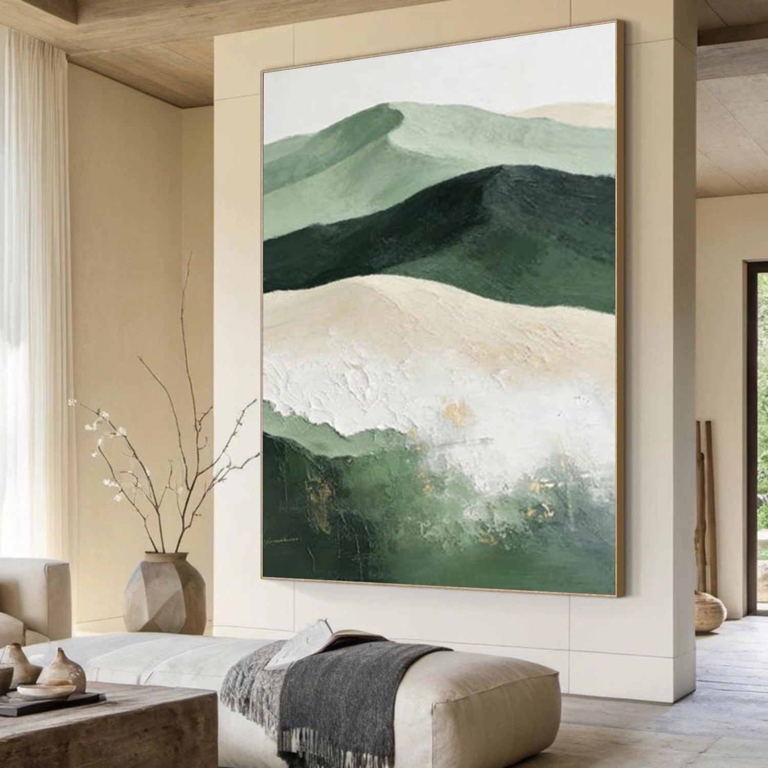 Minimalist Mountain Texture Canvas # MM368