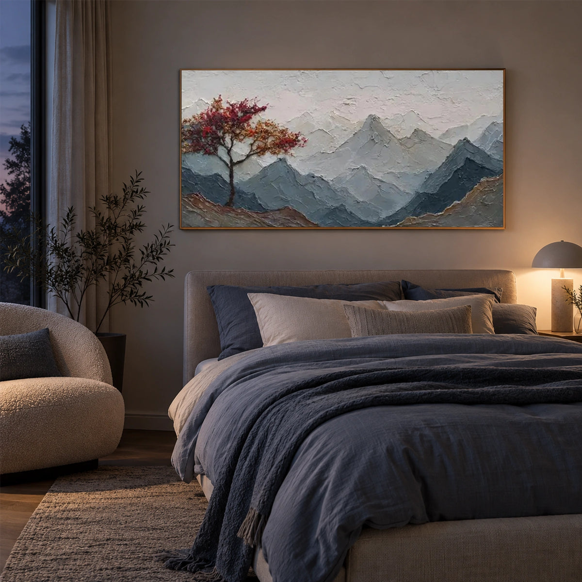 Minimalist Mountain Canvas #MM482