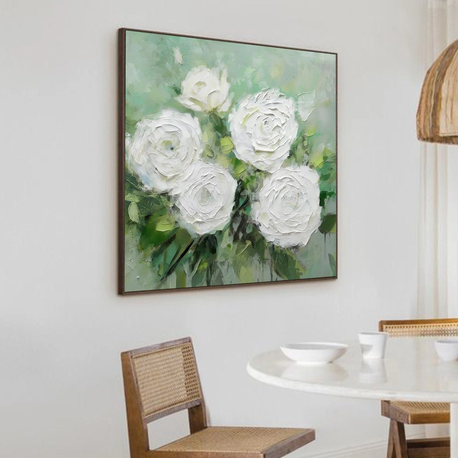 Flower & Tree Abstract Texture Canvas Art #FT 321