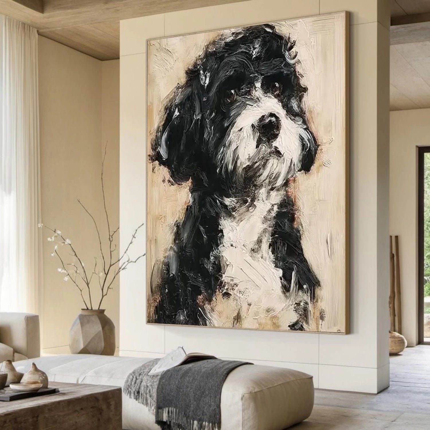 Abstract Animal Canvas Art #AP222