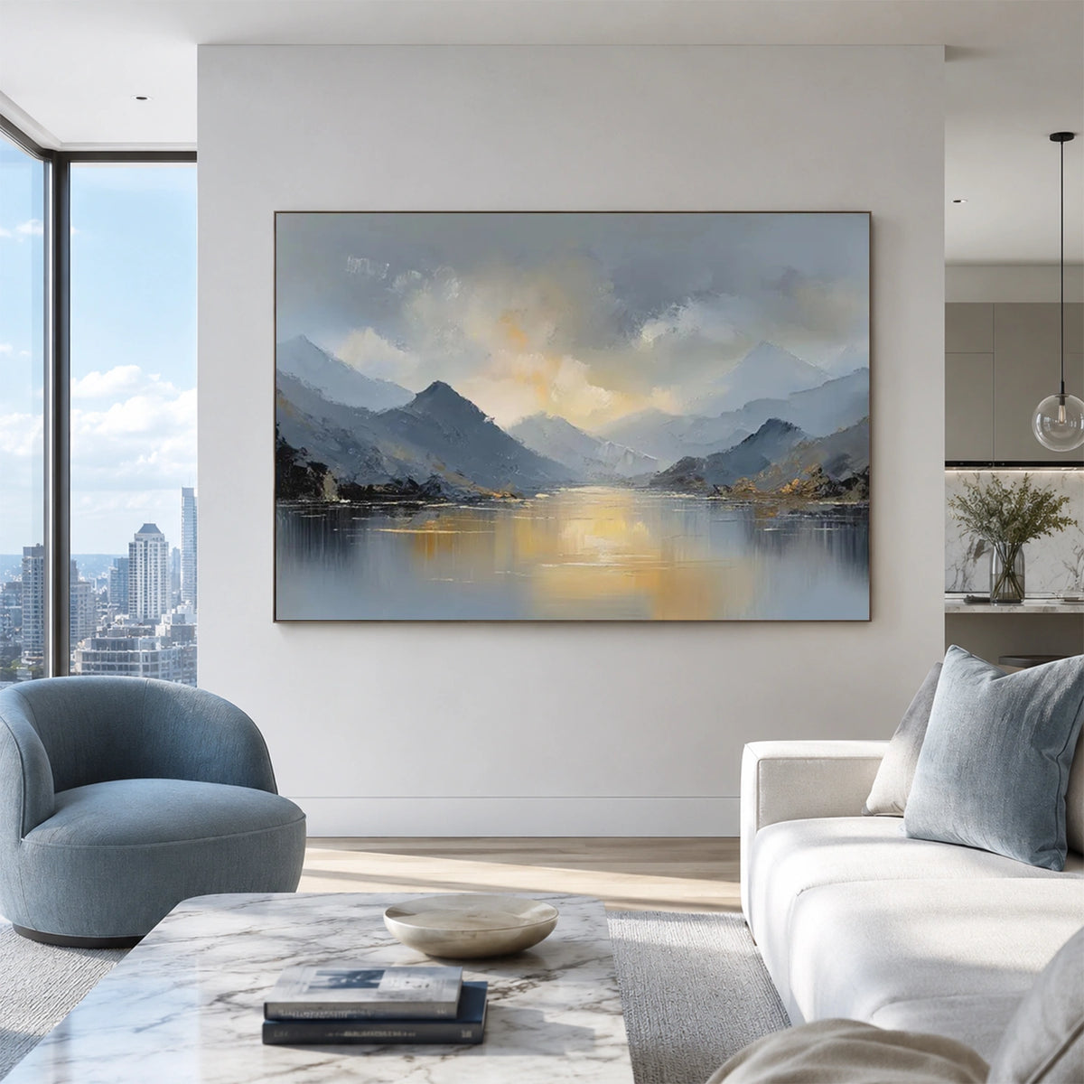 Minimalist Mountain Canvas #MM484