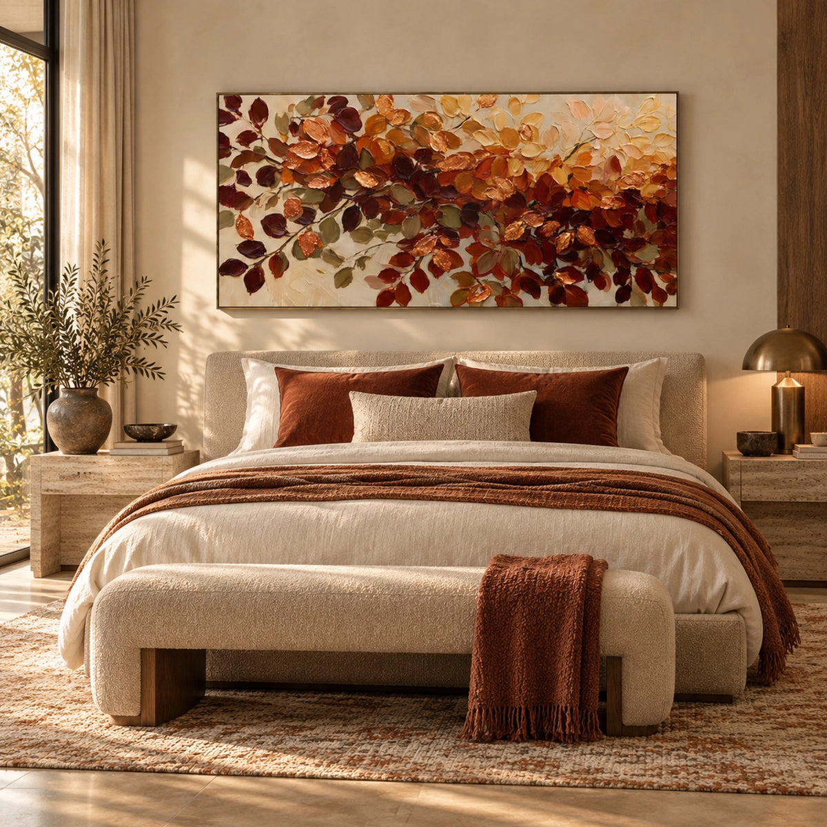 Flower & Tree Abstract Canvas # FT 424