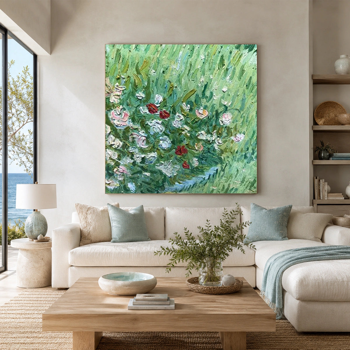 Flower & Tree Abstract Canvas # FT 414