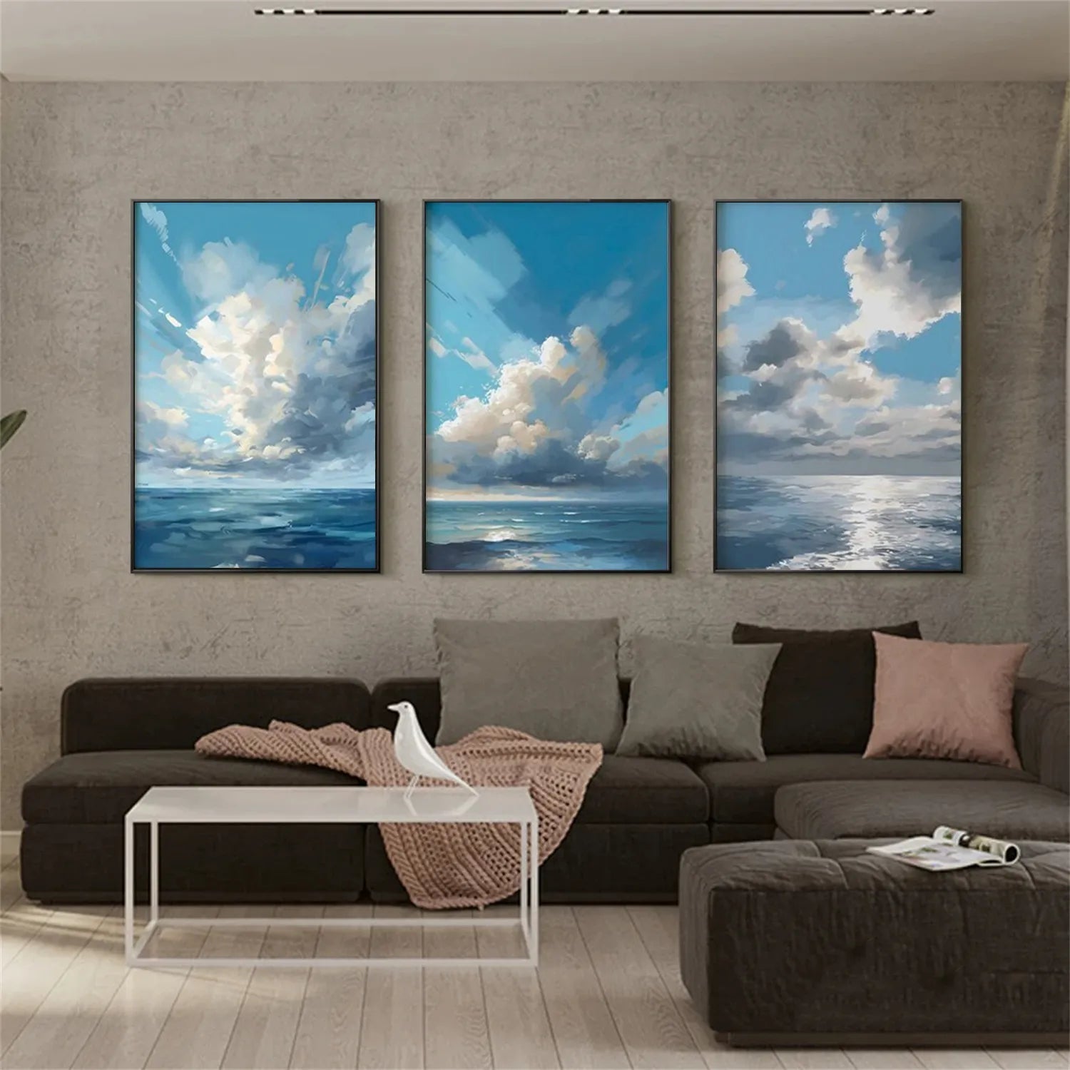 Ocean And Sky Painting Set of 3 #OS 214