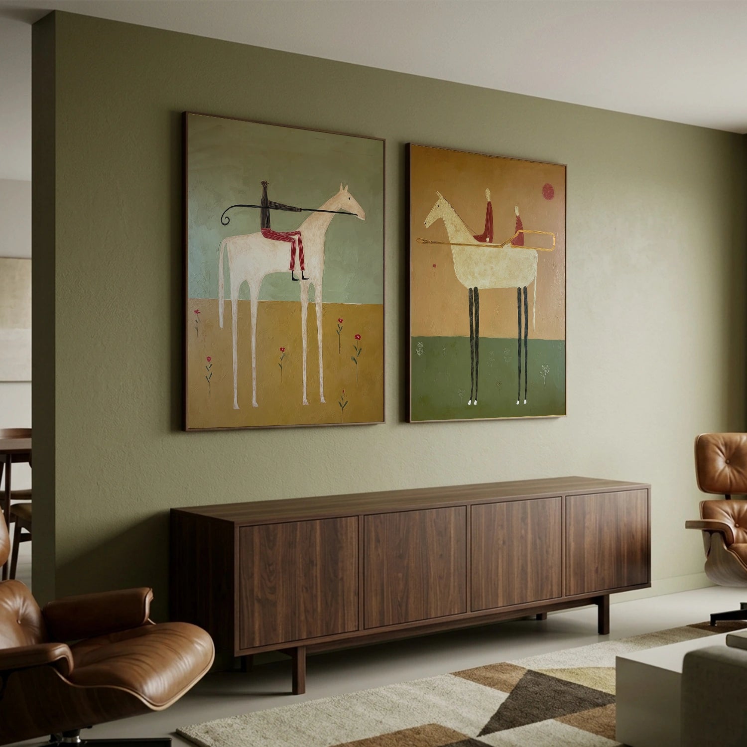 Americana Wall Art  Set of 2 #VE090