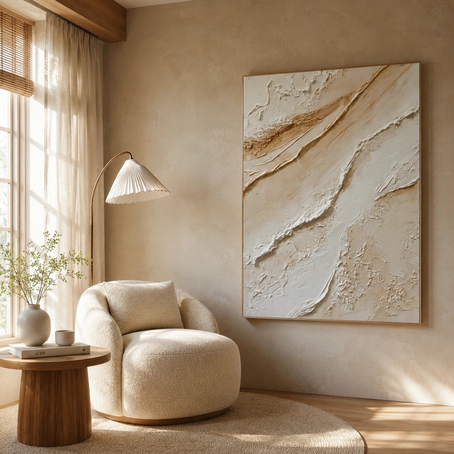 Minimalist Textured Canvas # MM447