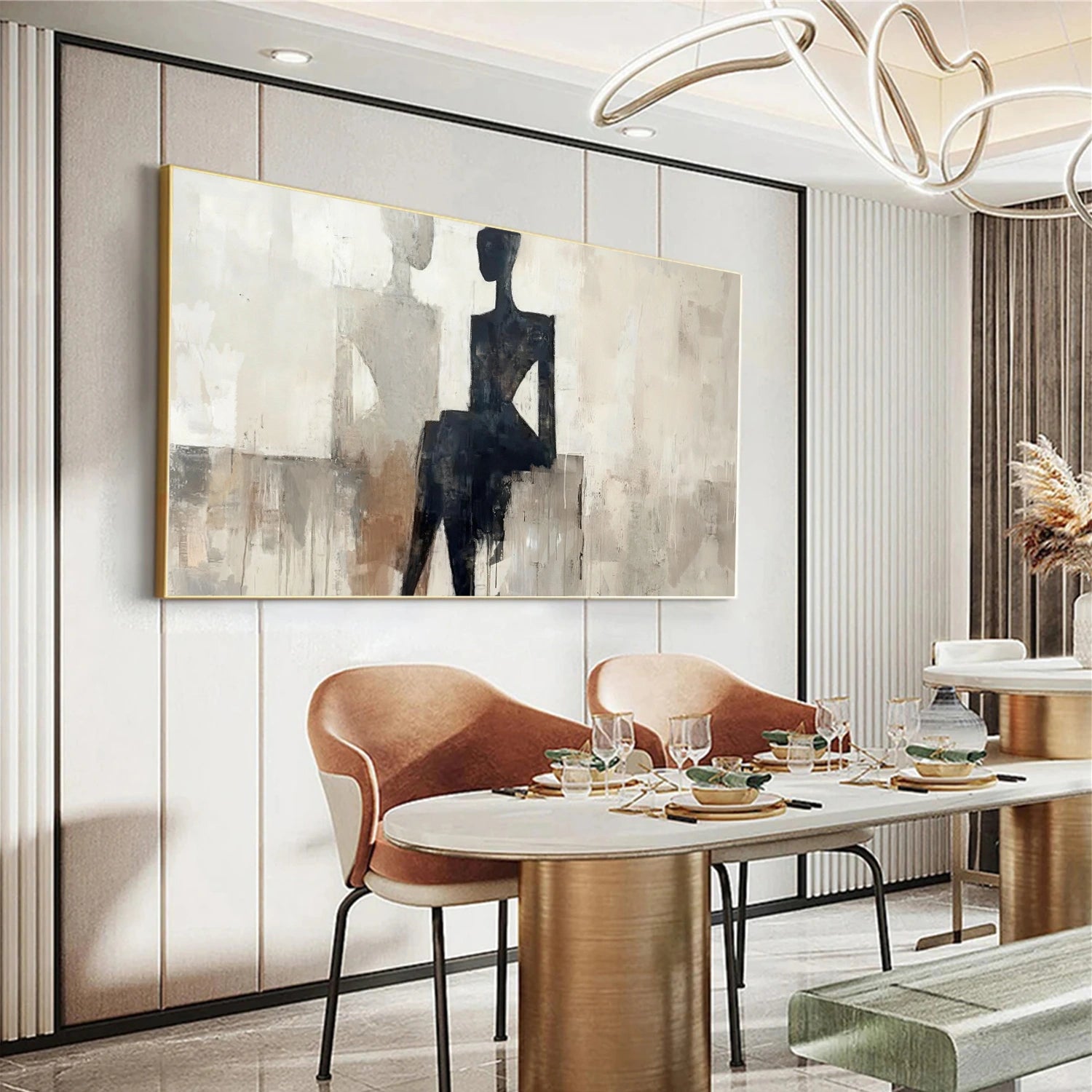 Contemporary Abstract Minimalist Wall Art #CW045