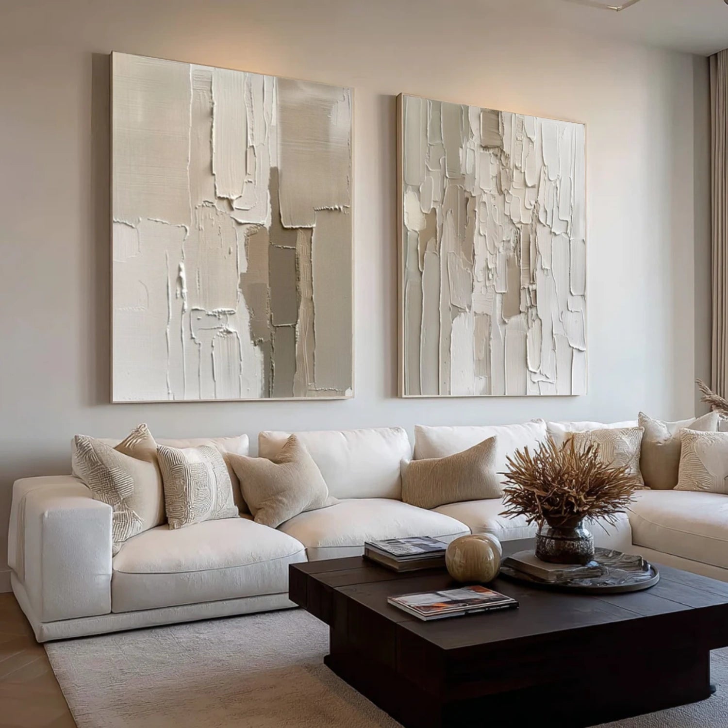 Abstract Texture  Set of 2 Wall Art #AB549
