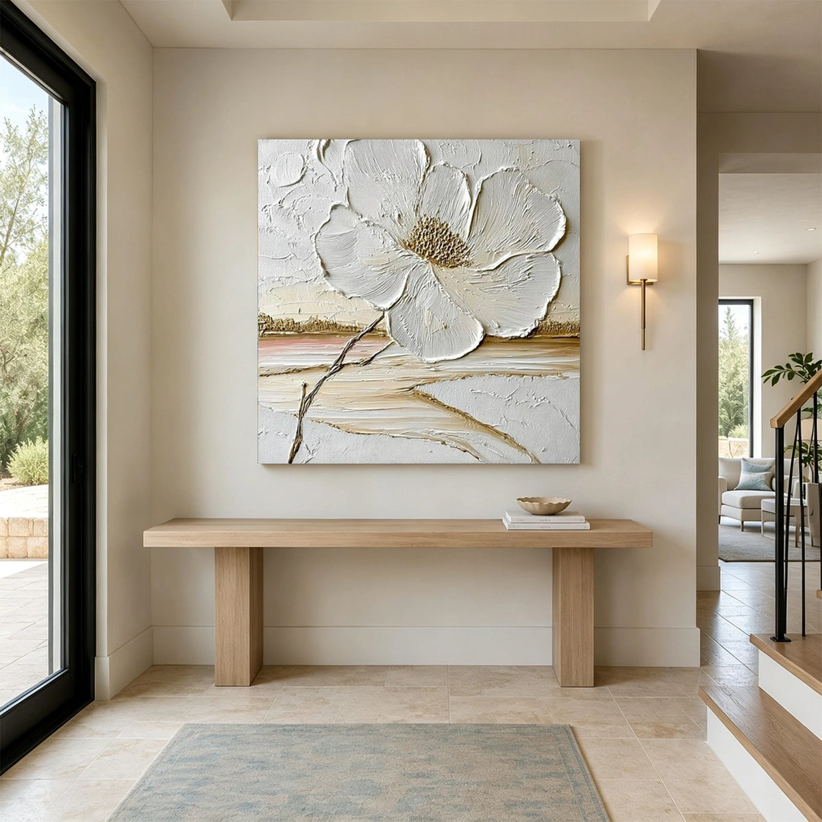 Flower & Tree Abstract Canvas # FT 419