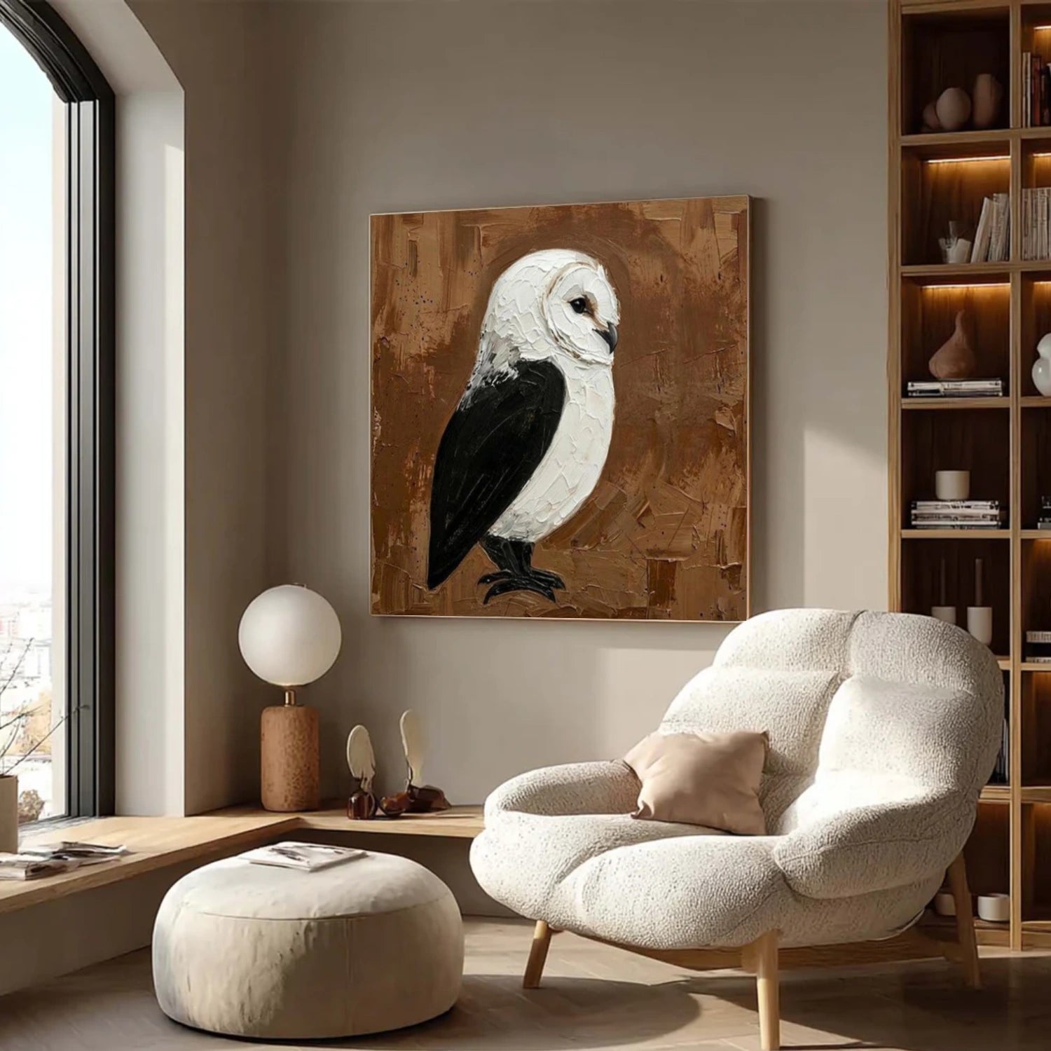 Abstract Animal Canvas Art #AP219
