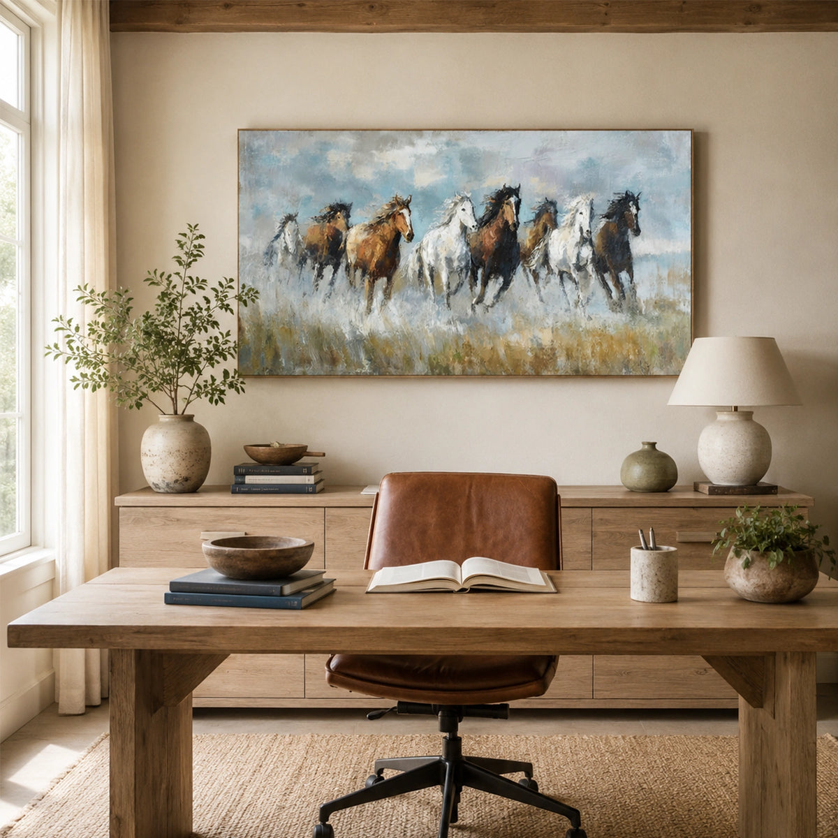 Abstract Animal Canvas Art #AP255