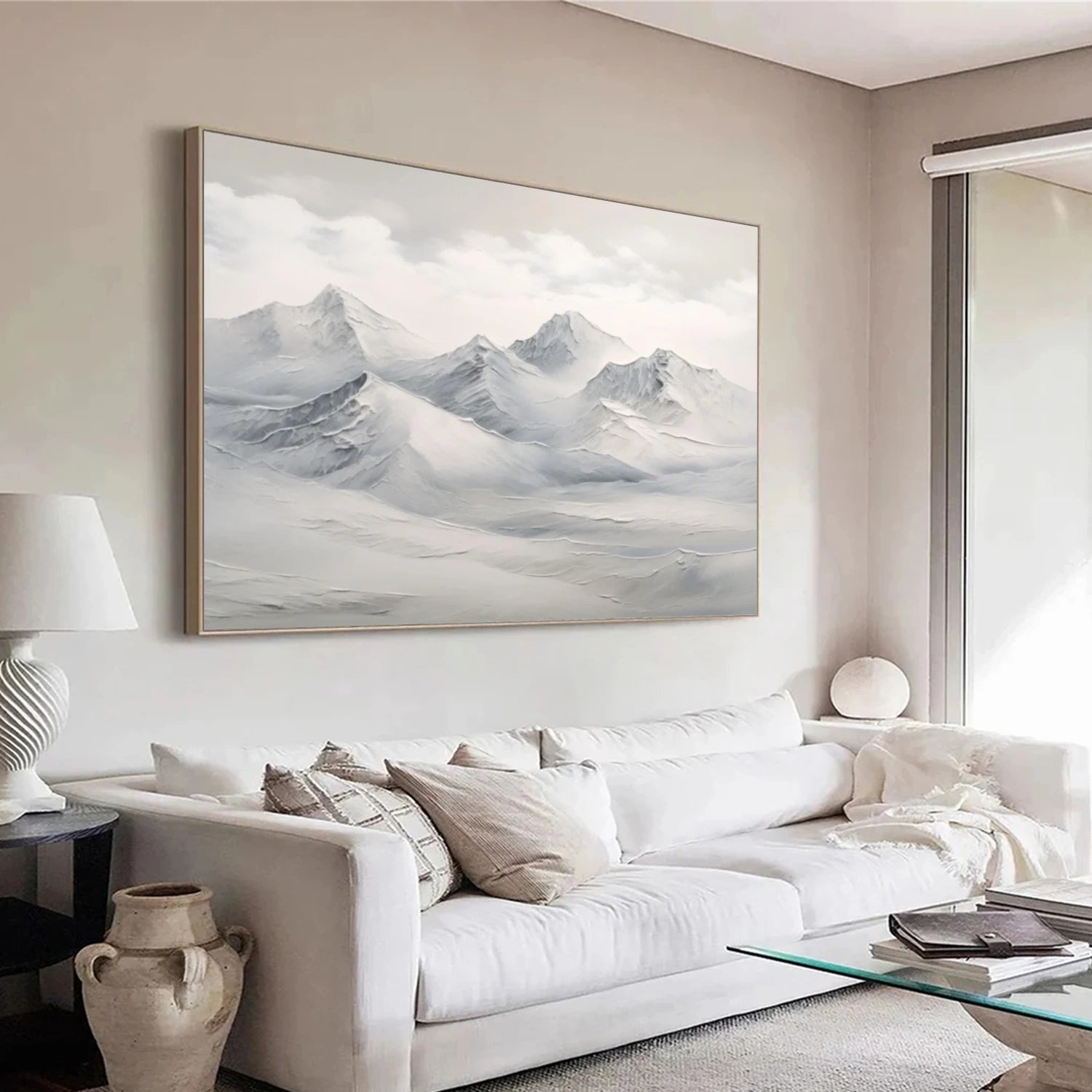 Abstract Mountai Canvas Art #MM327