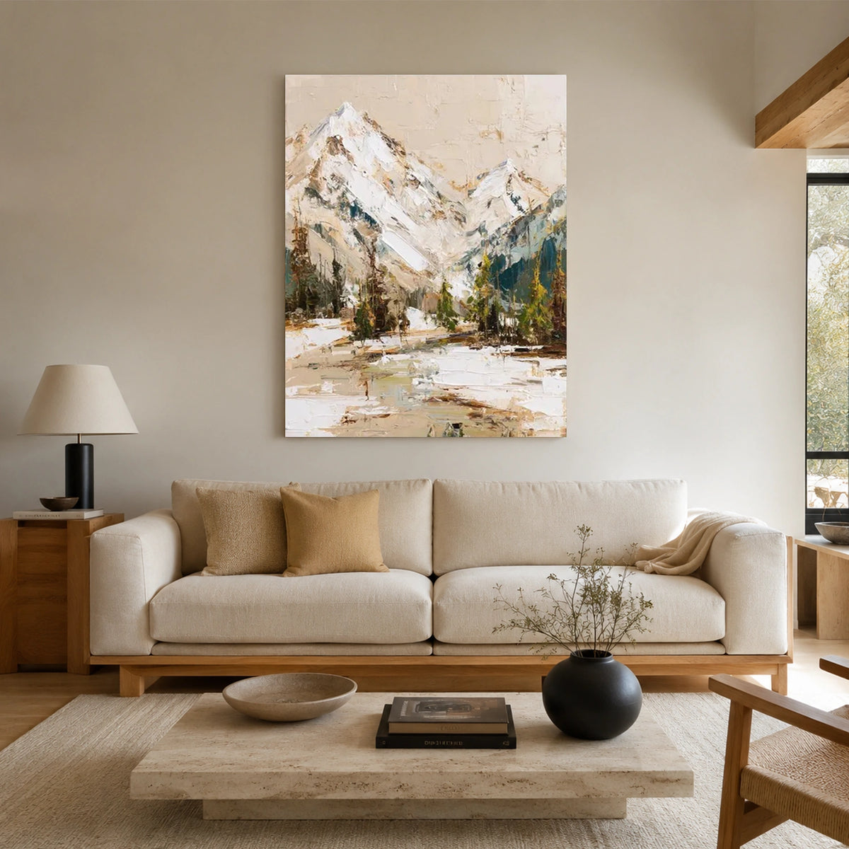 Minimalist Mountain Canvas #MM487