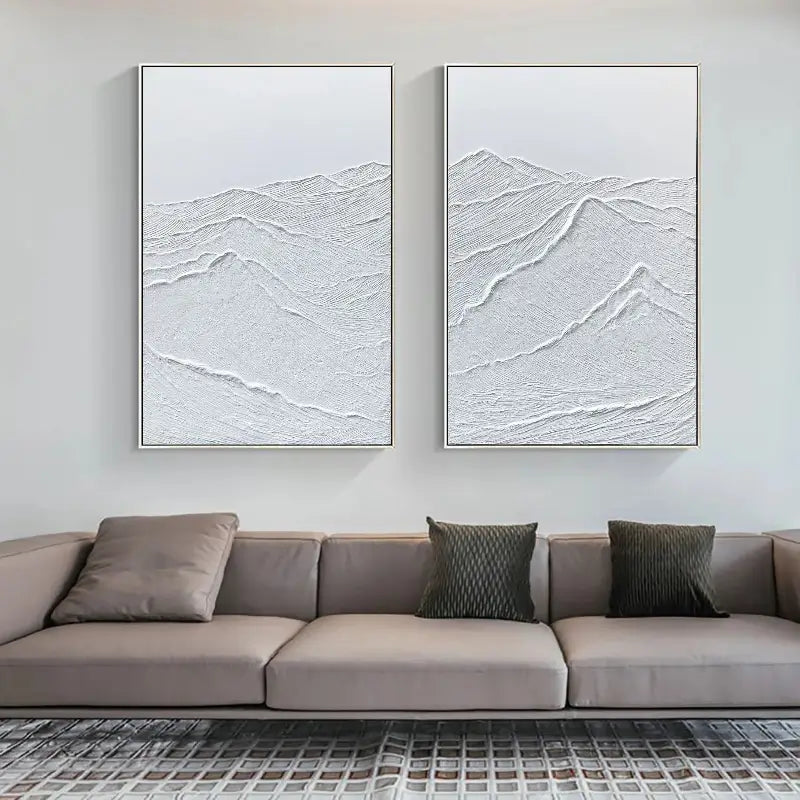 Minimalistic Balance Canvas Paintings Set of 2 #MM066