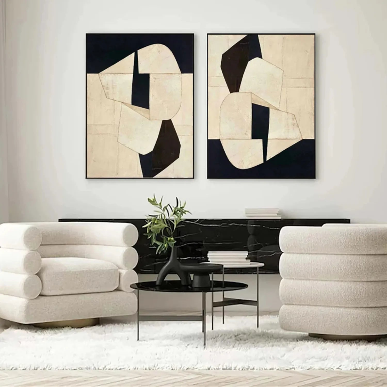 Abstract Tranquility Set of 2 #WS153