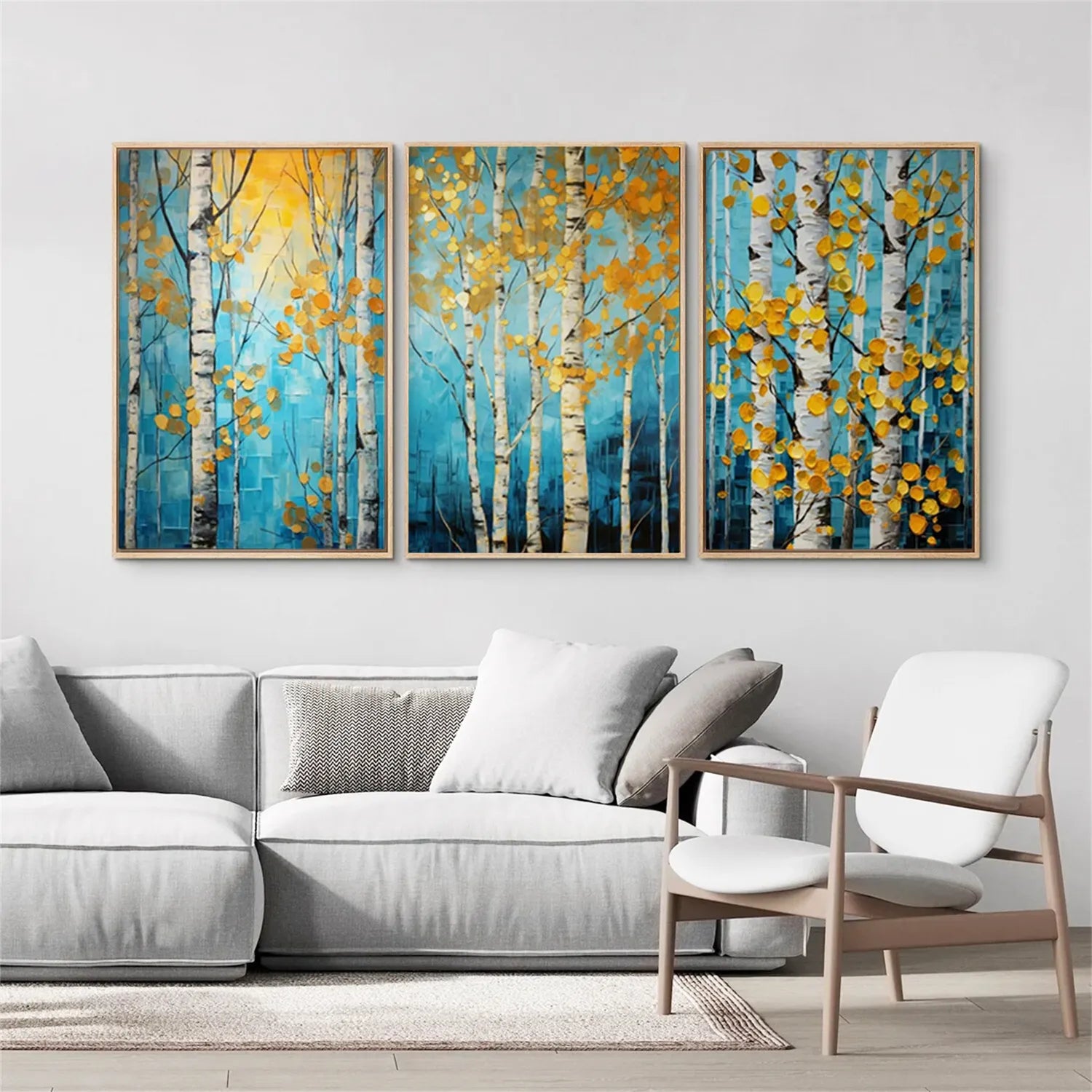 Flower And Tree Painting Set of 3 #FT 094