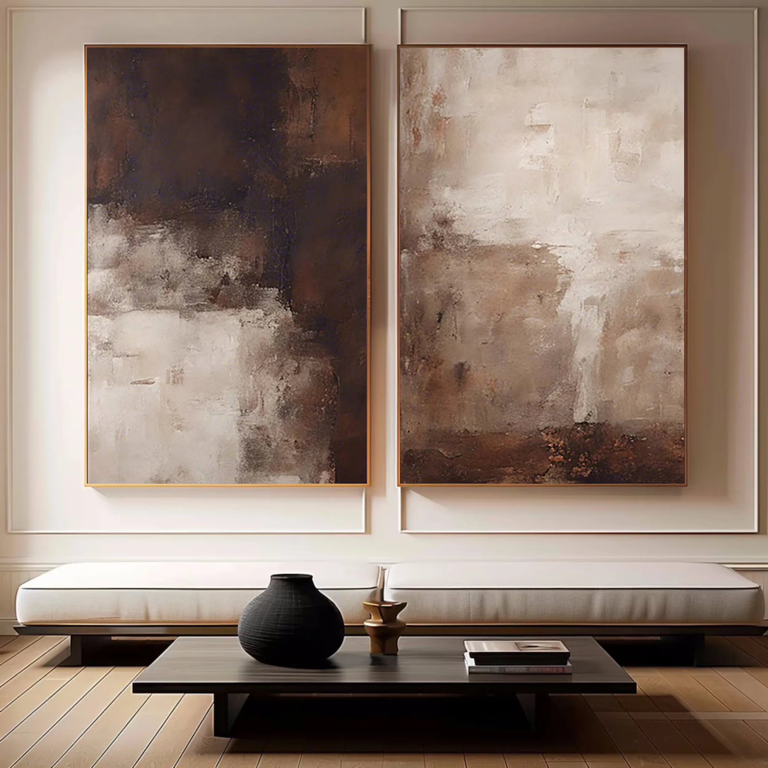 Abstract Painting Set of 2 #AB 102