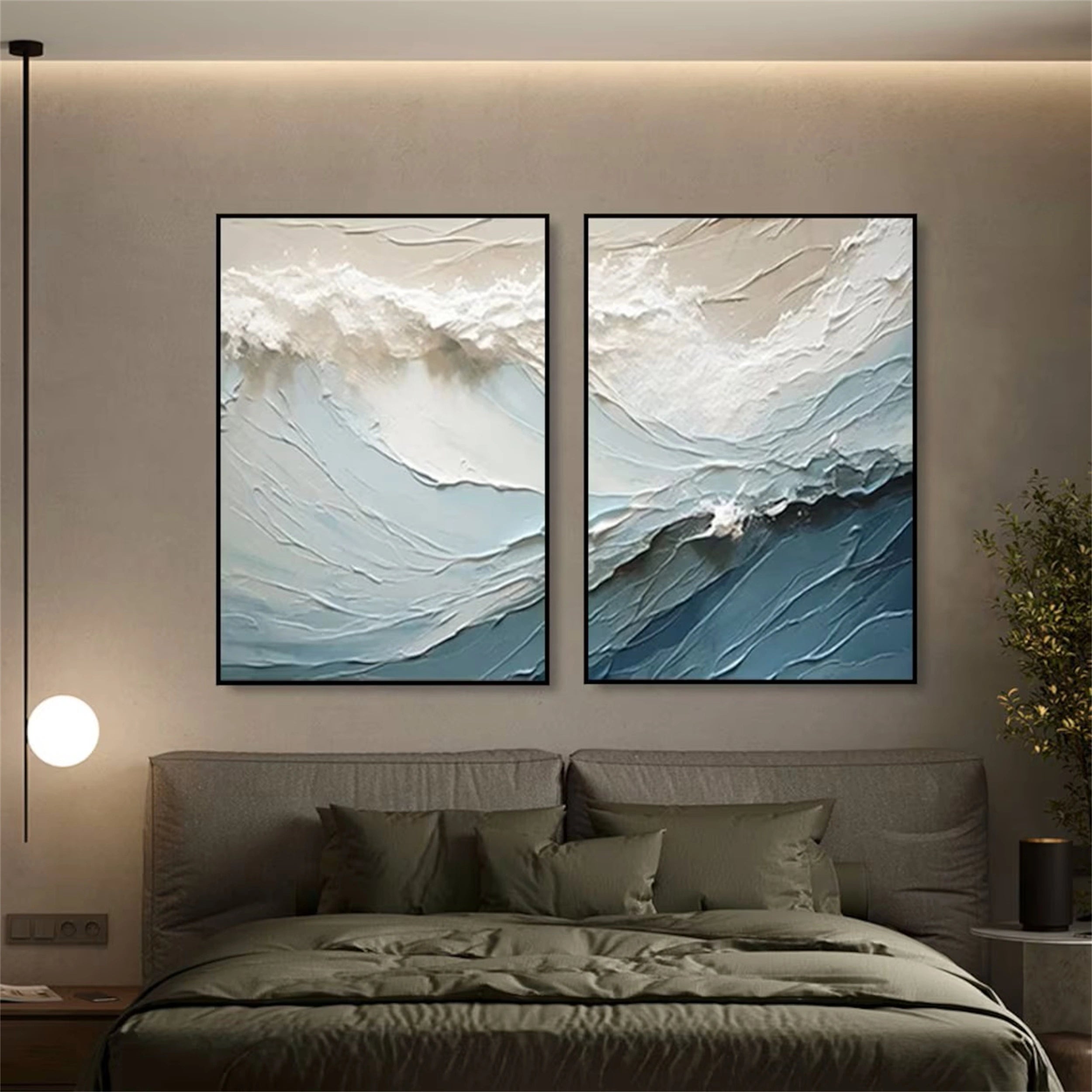 Ocean And Sky Painting Set of 2#OS 067