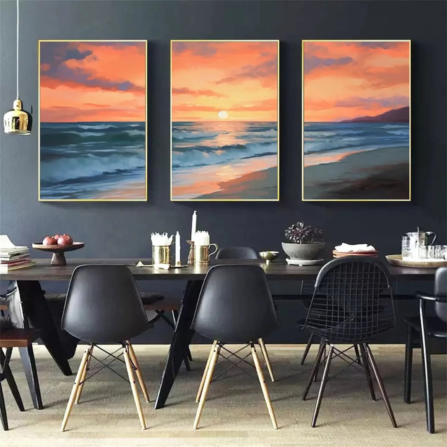 Ocean And Sky Painting Set of 3 #OS 210