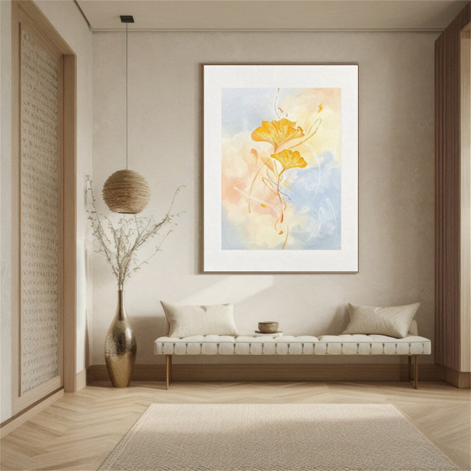 Flower And Tree Painting #FT 092