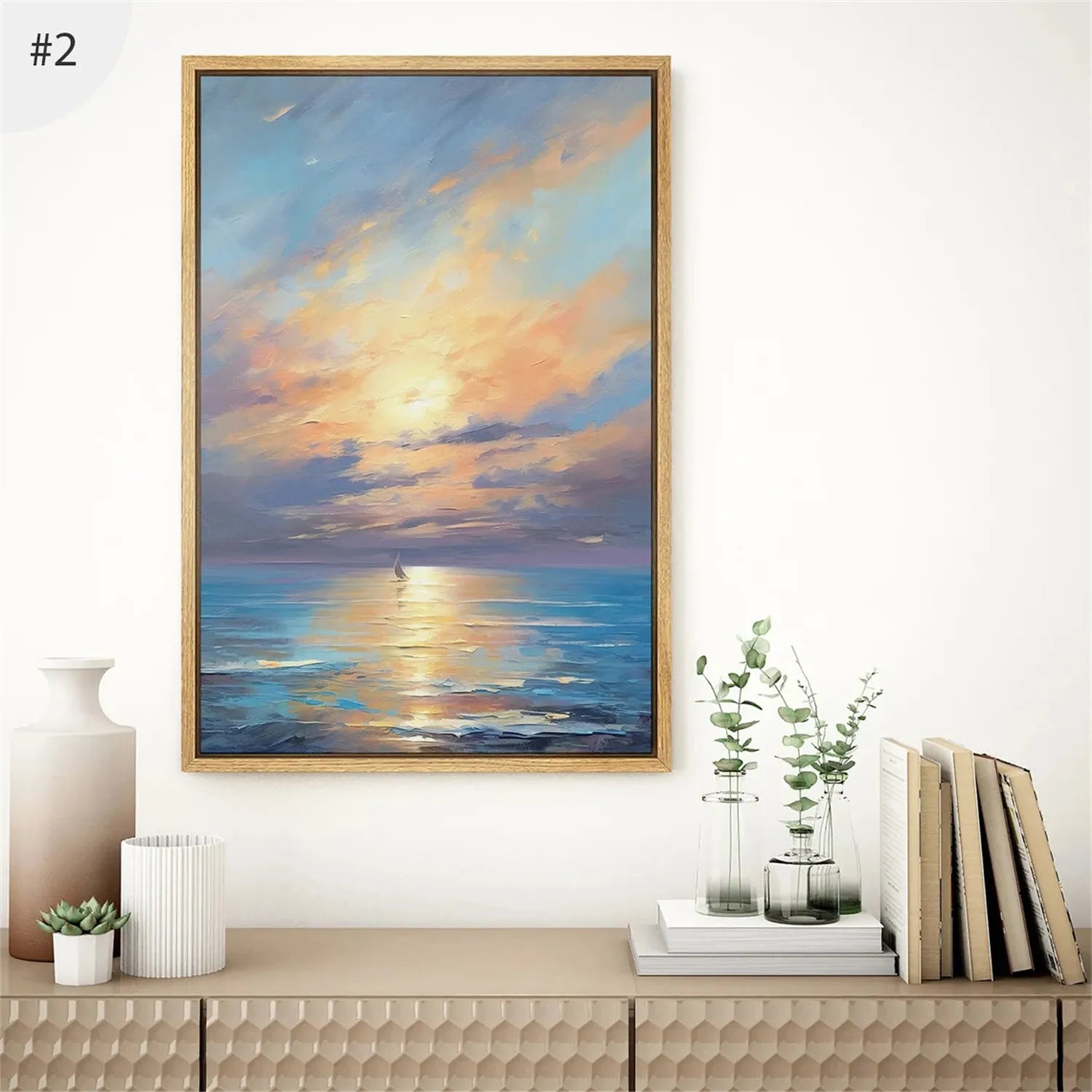 Ocean And Sky Painting Set of 3 #OS 215