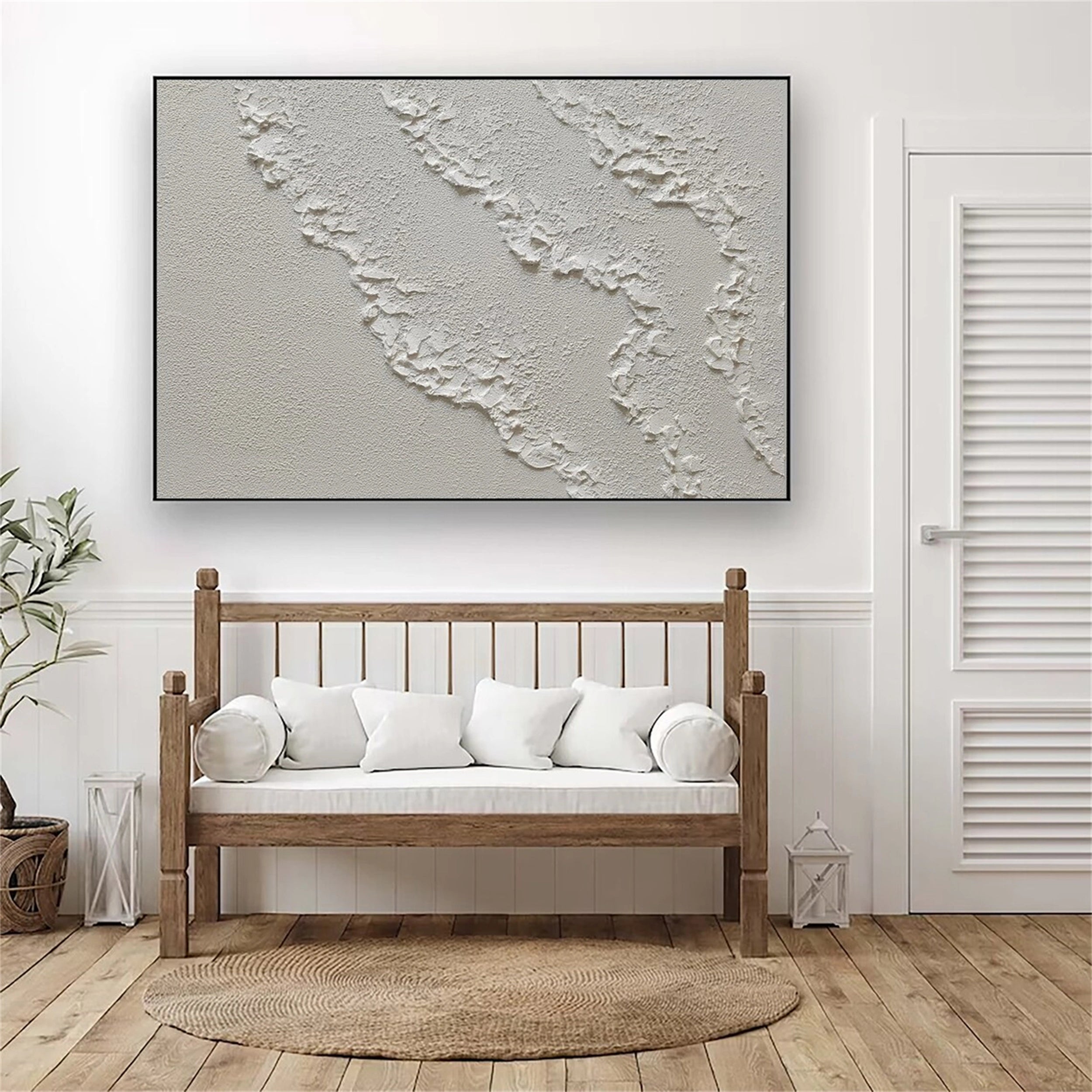 Plaster Art Minimalist Textured Painting #MM111