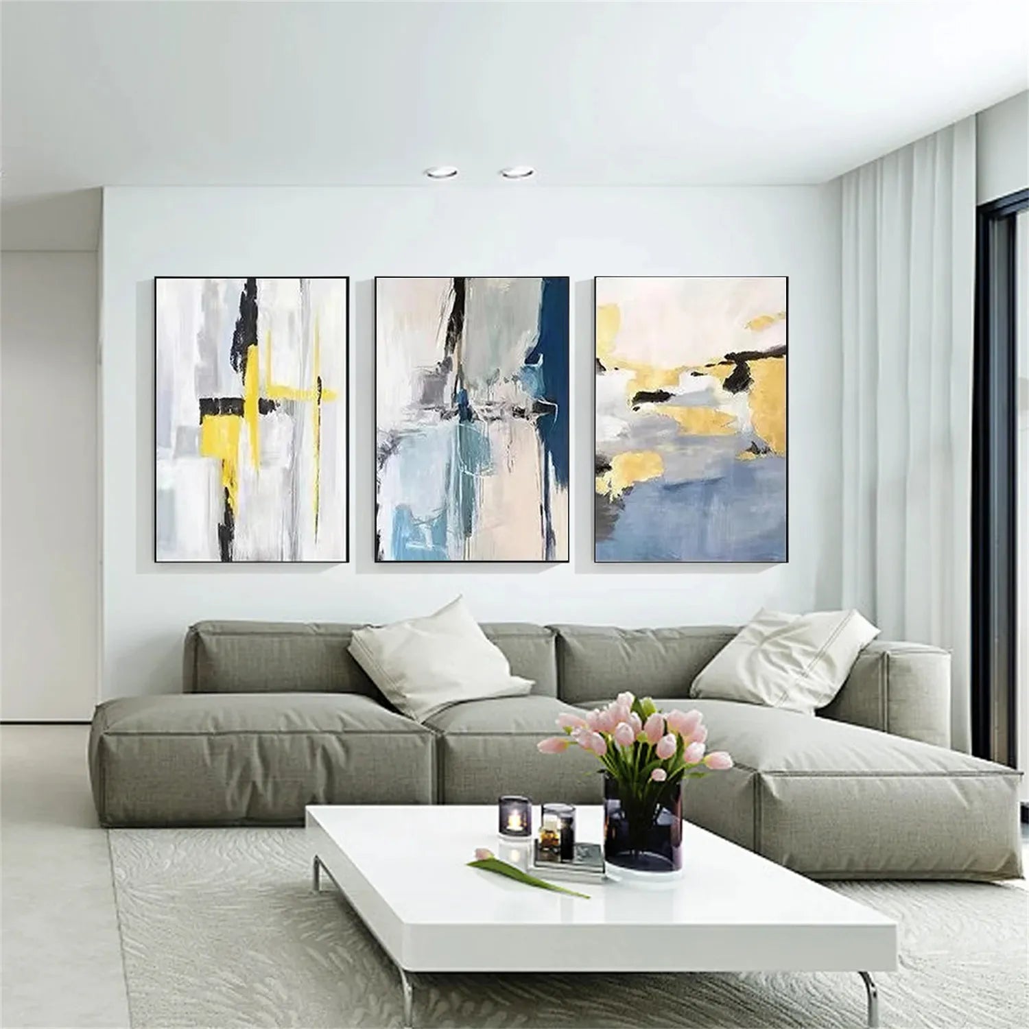 Abstract Painting Set of 3 #AB222