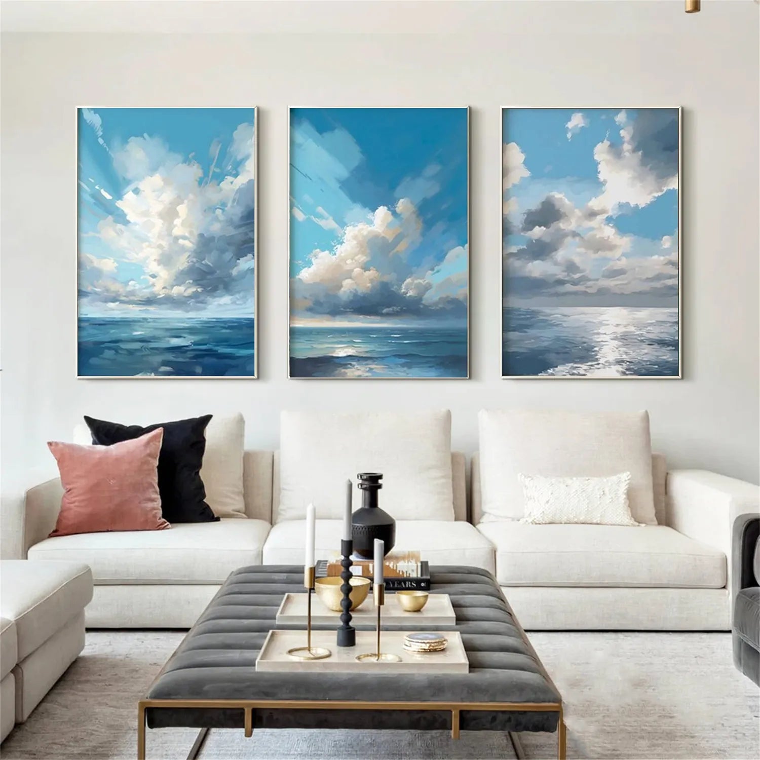 Ocean And Sky Painting Set of 3 #OS 214