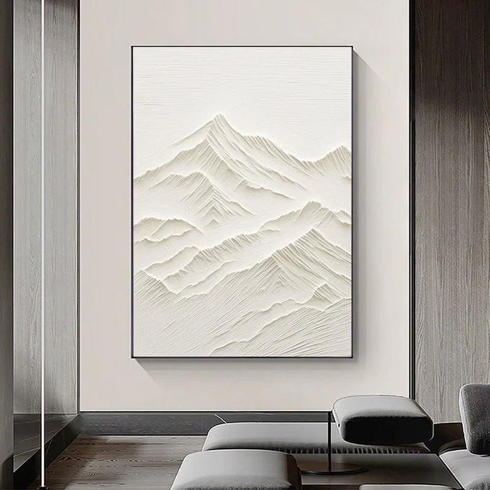 3D Textured Plaster Art Minimalist Wall Art #MM306