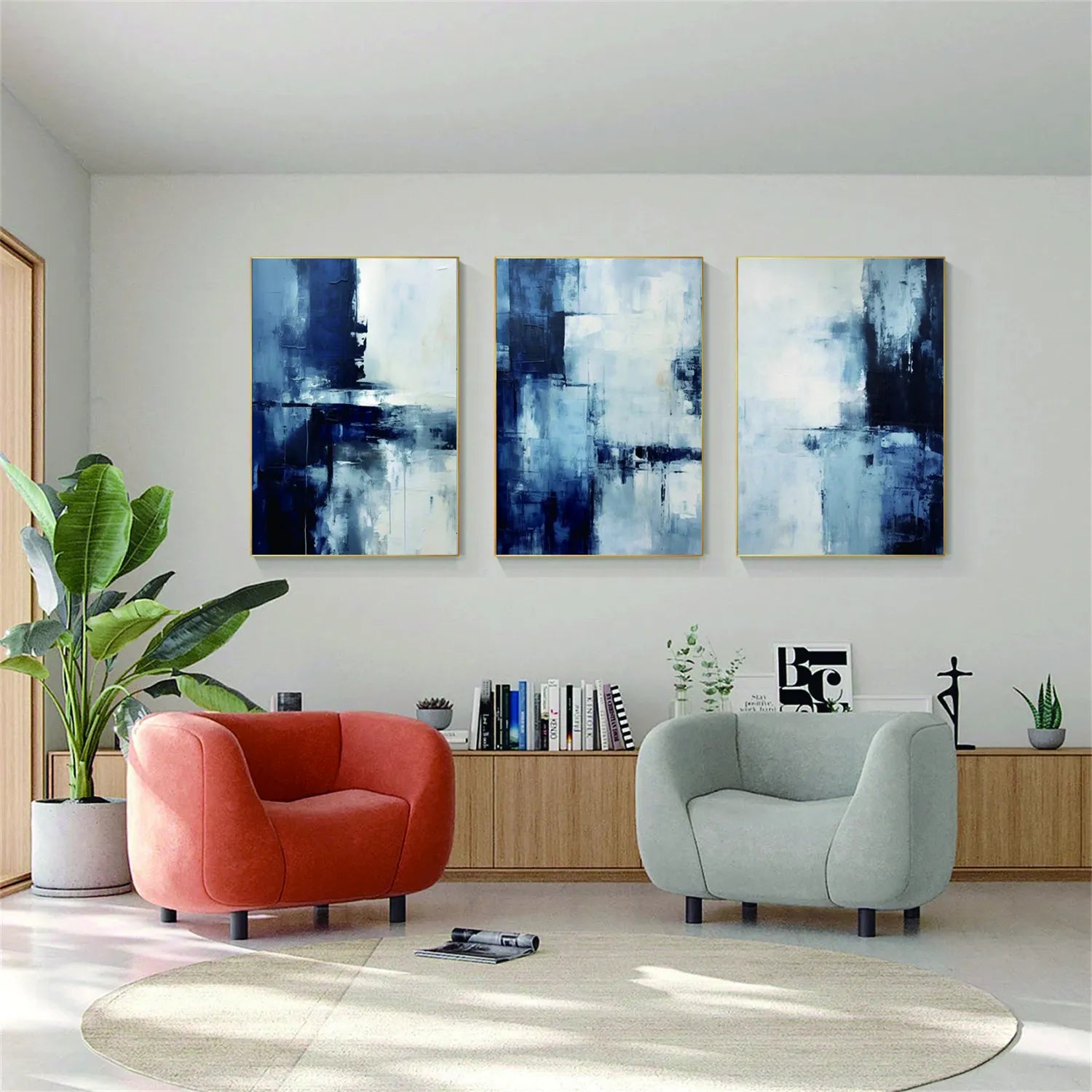 Abstract Painting Set of 3 #AB216