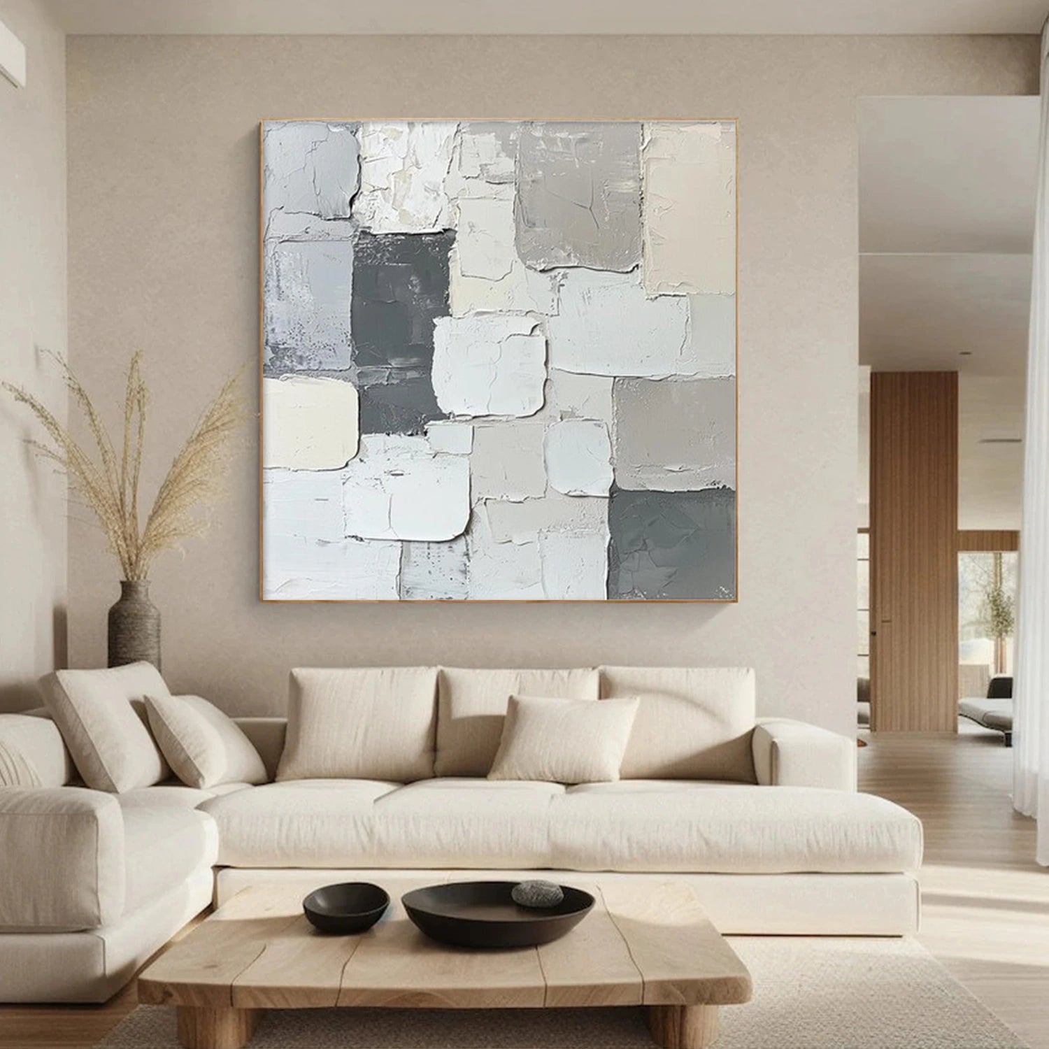 Minimalist Texture Canvas # MM372