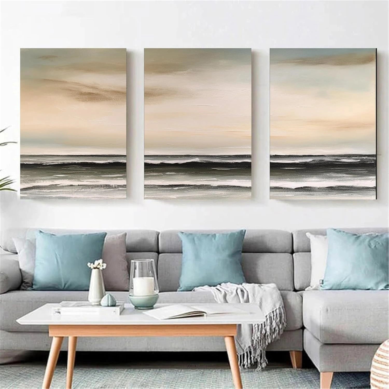 Ocean And Sky Painting Set of 3 #OS 255