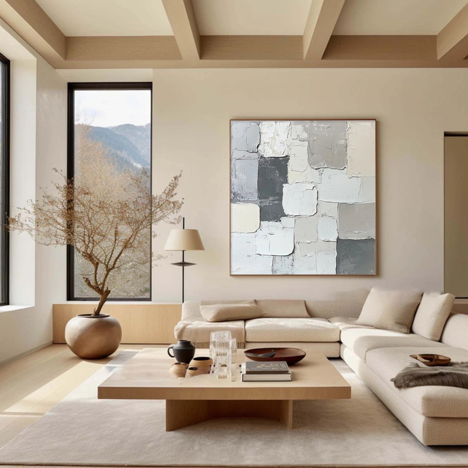 Minimalist Texture Canvas # MM372