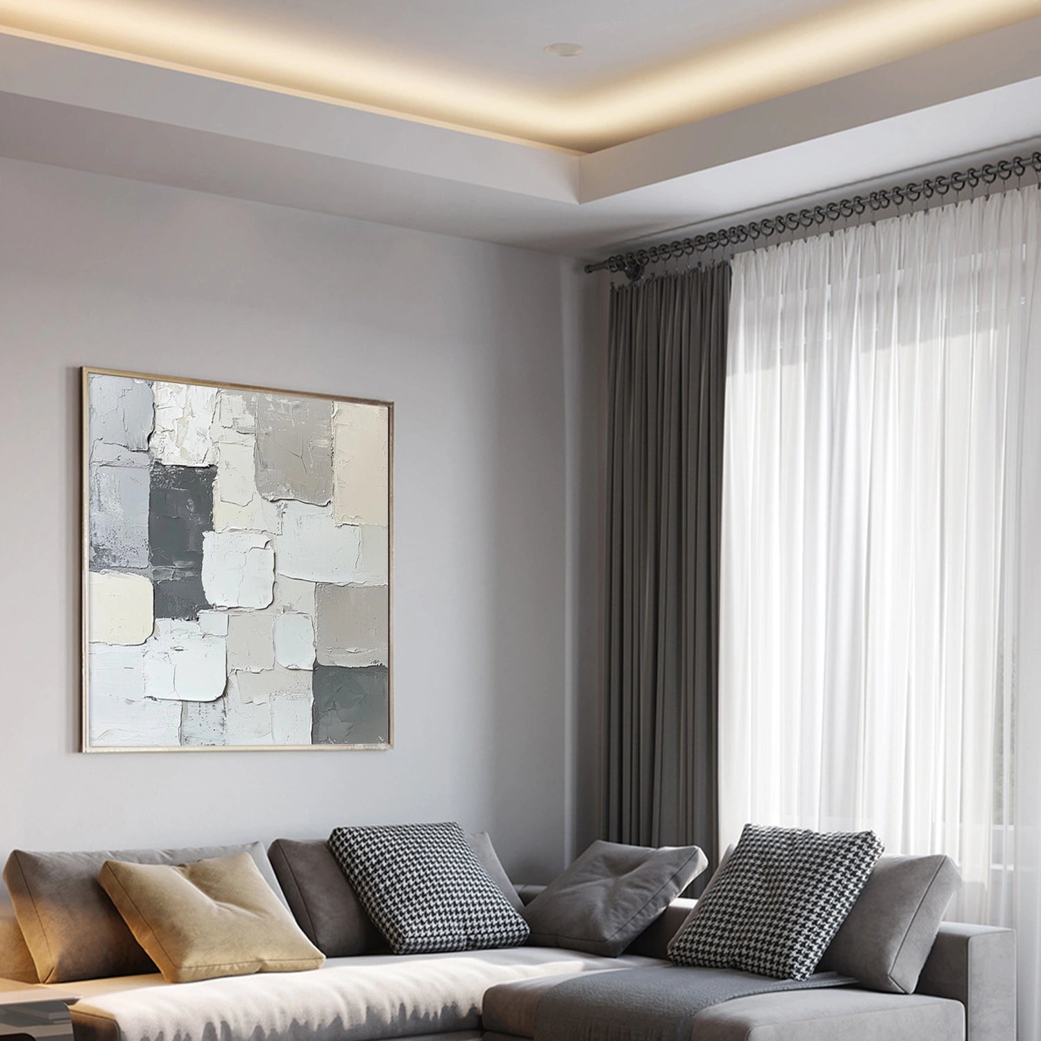 Minimalist Texture Canvas # MM372
