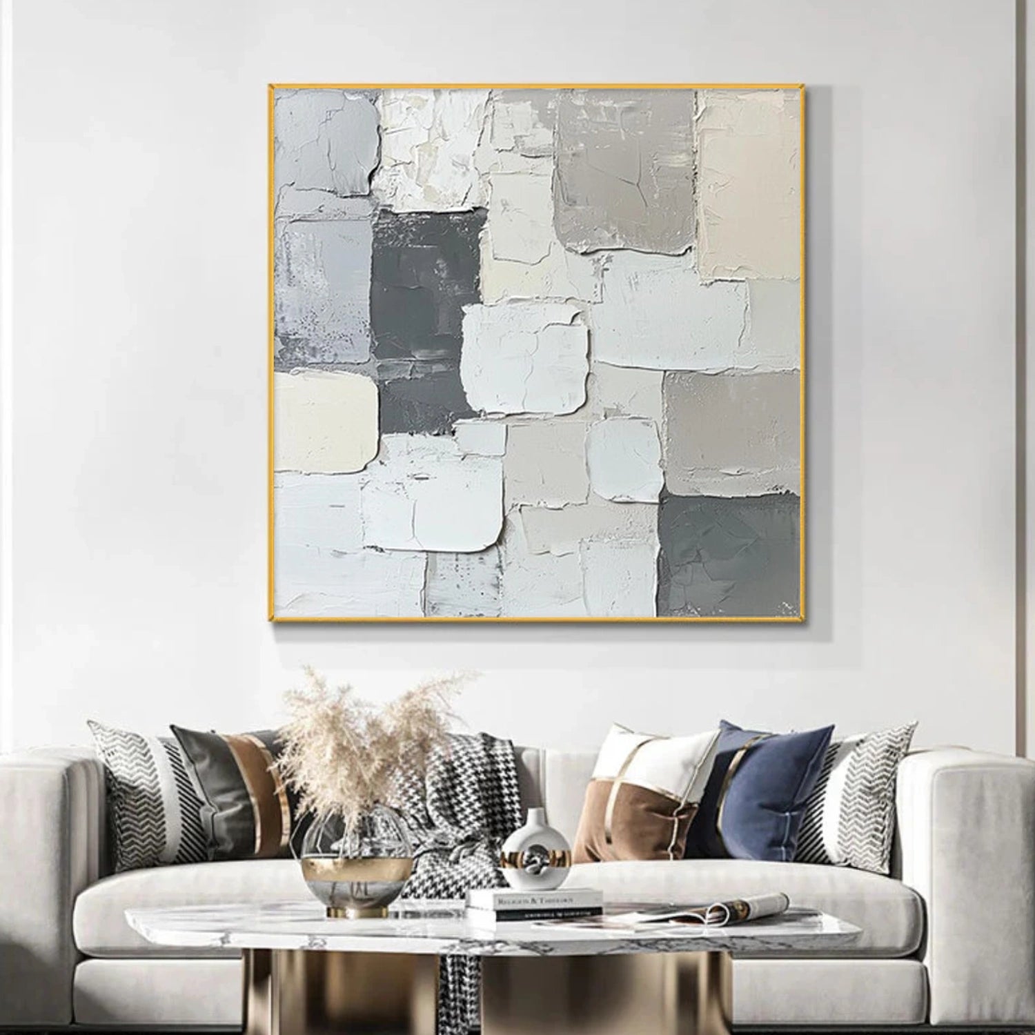 Minimalist Texture Canvas # MM372