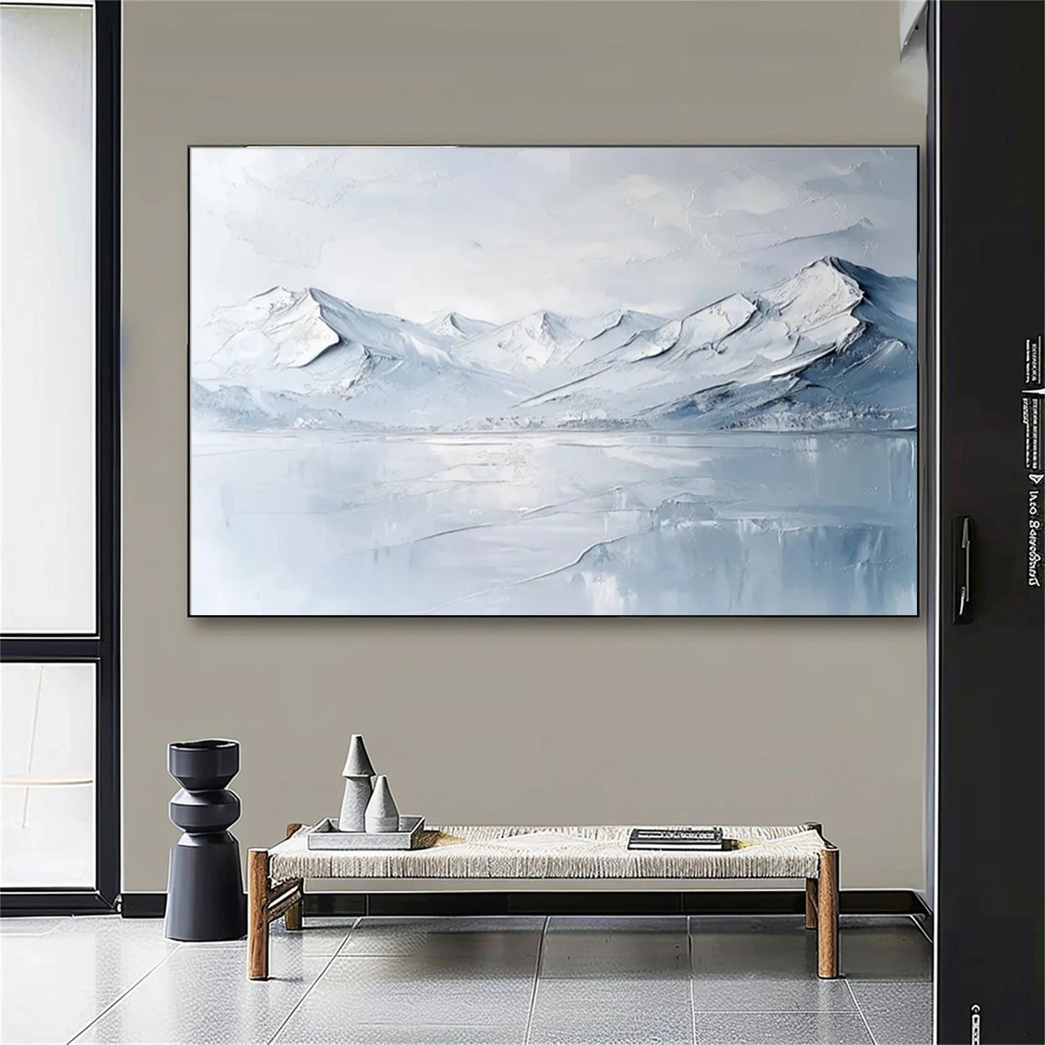 Plaster Art Minimalist Textured Painting #MM311