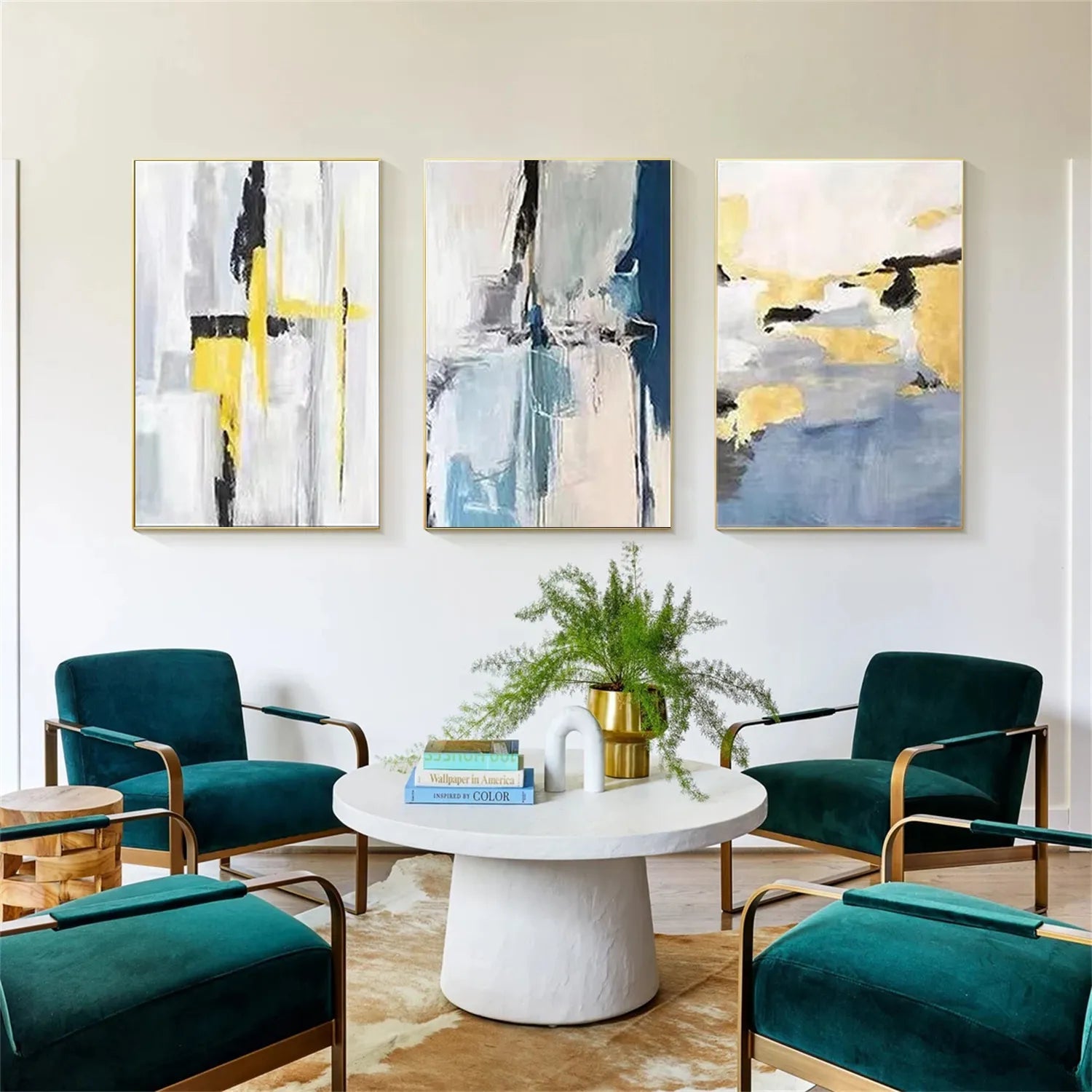 Abstract Painting Set of 3 #AB222