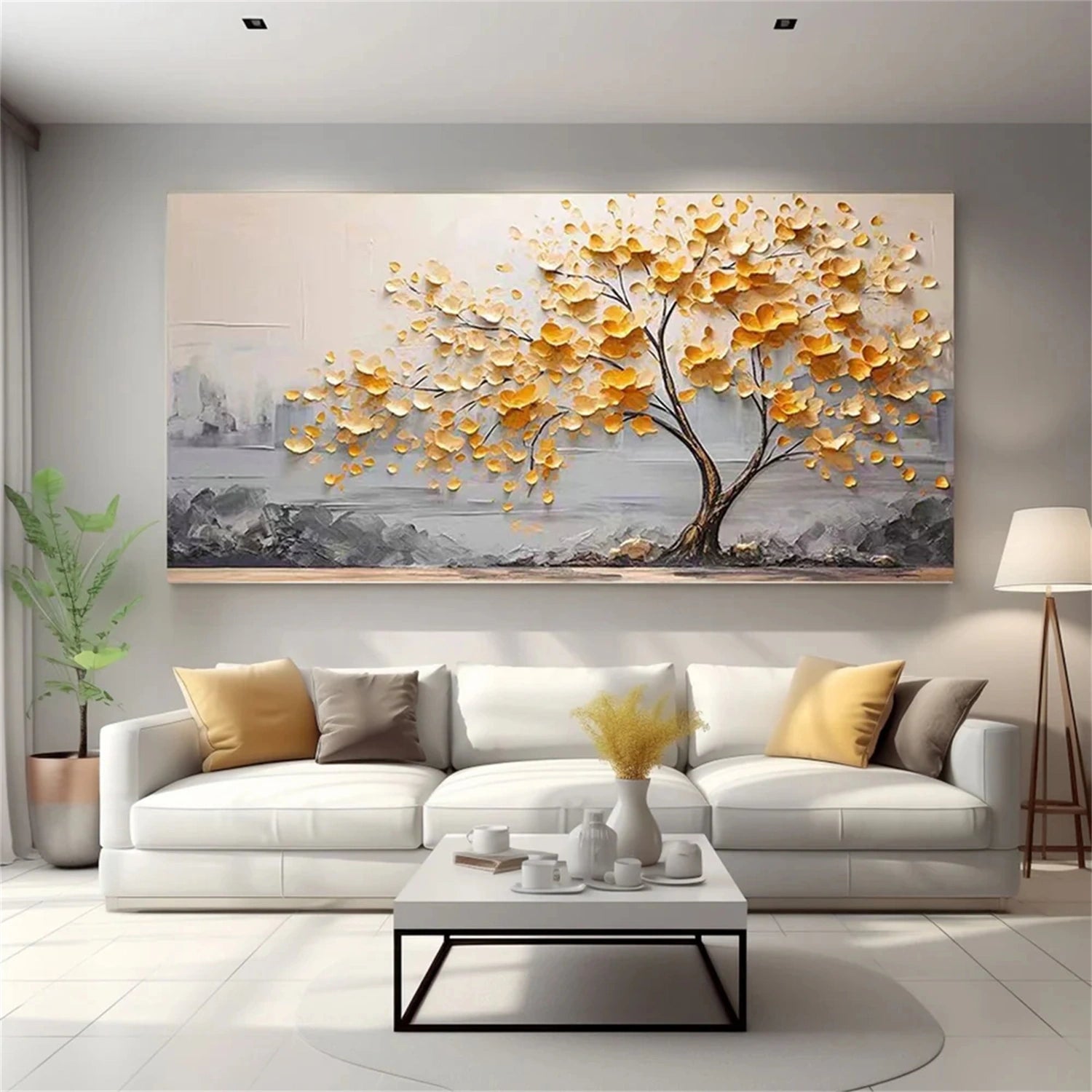 Flower And Tree Painting #FT 123