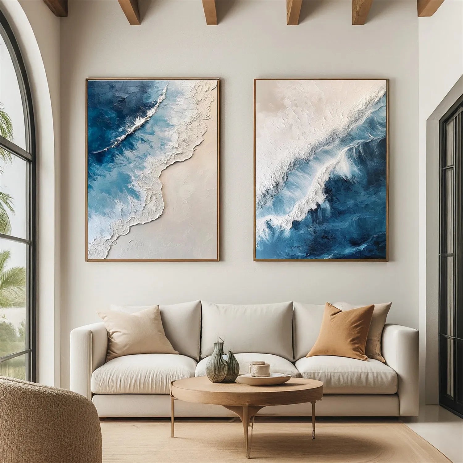 Ocean And Sky Painting Set of 2#OS 198