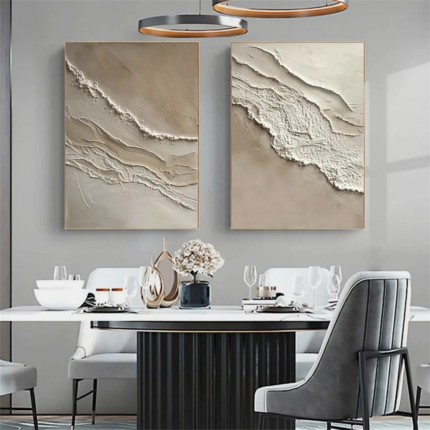 Ocean And Sky Painting Set of 2#OS 203