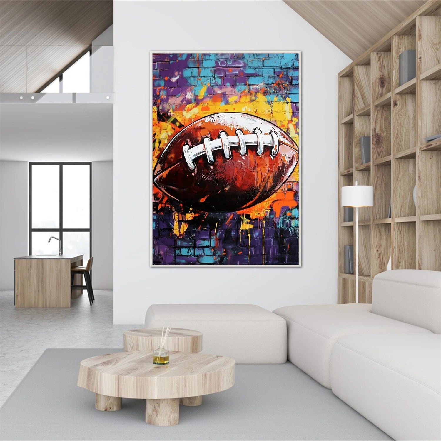 American Football Sport Art Painting Canvas #SA002