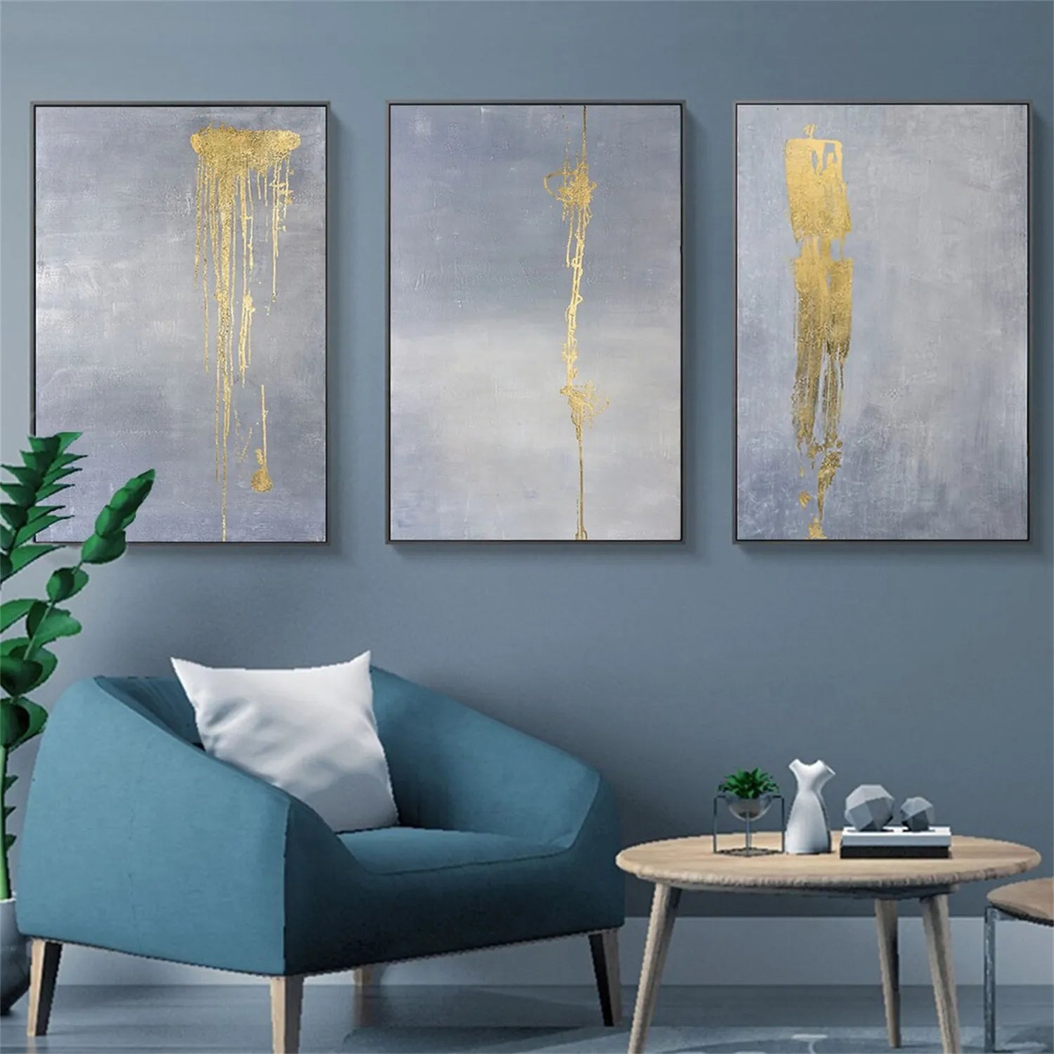 Abstract Painting Set of 3 #AB227